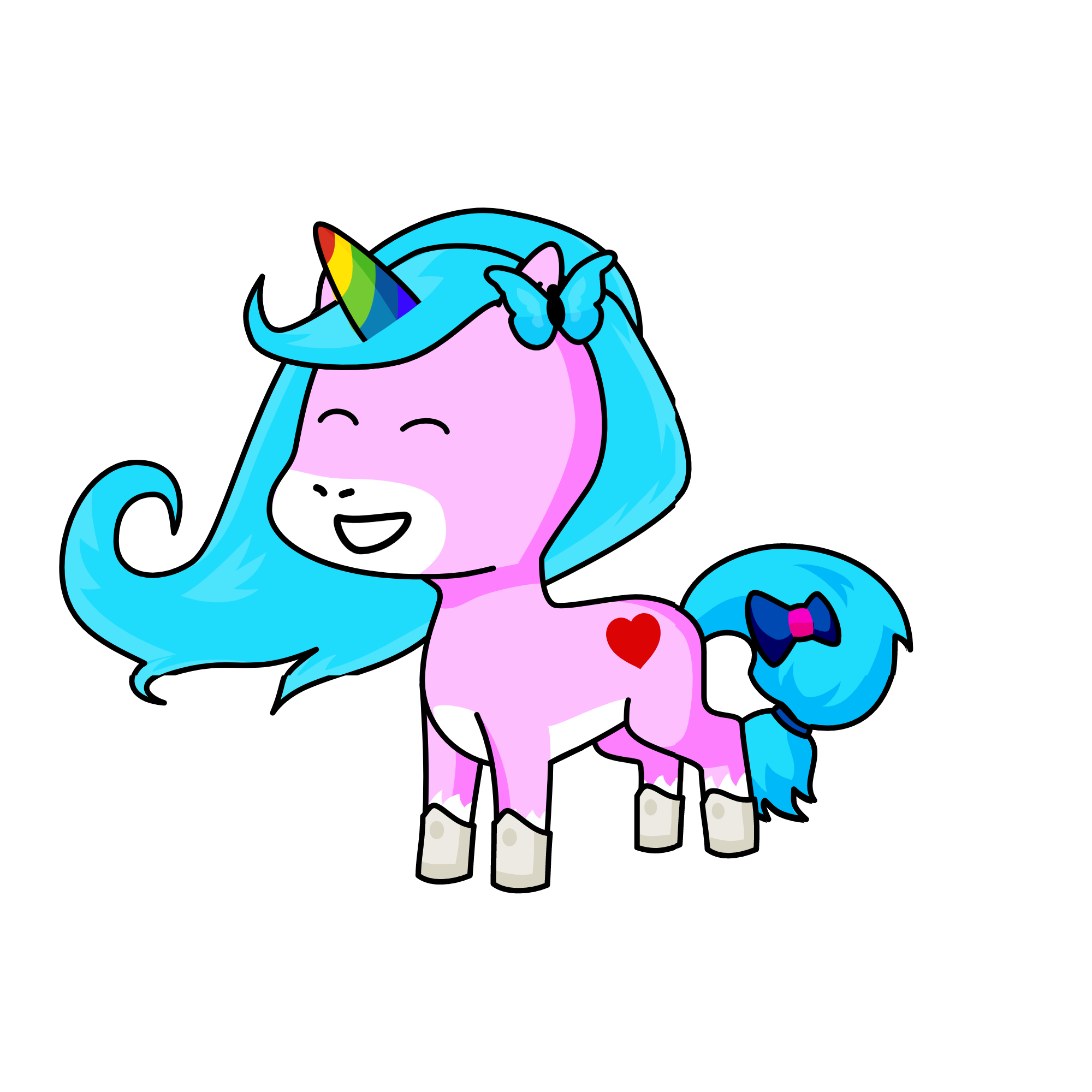 rainbow, the unicorn