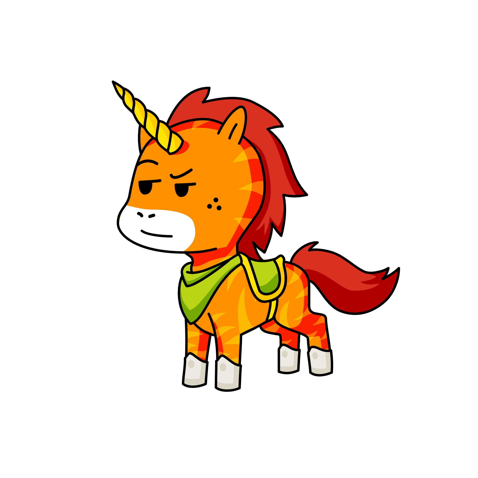 Fancy Shmants, the unicorn