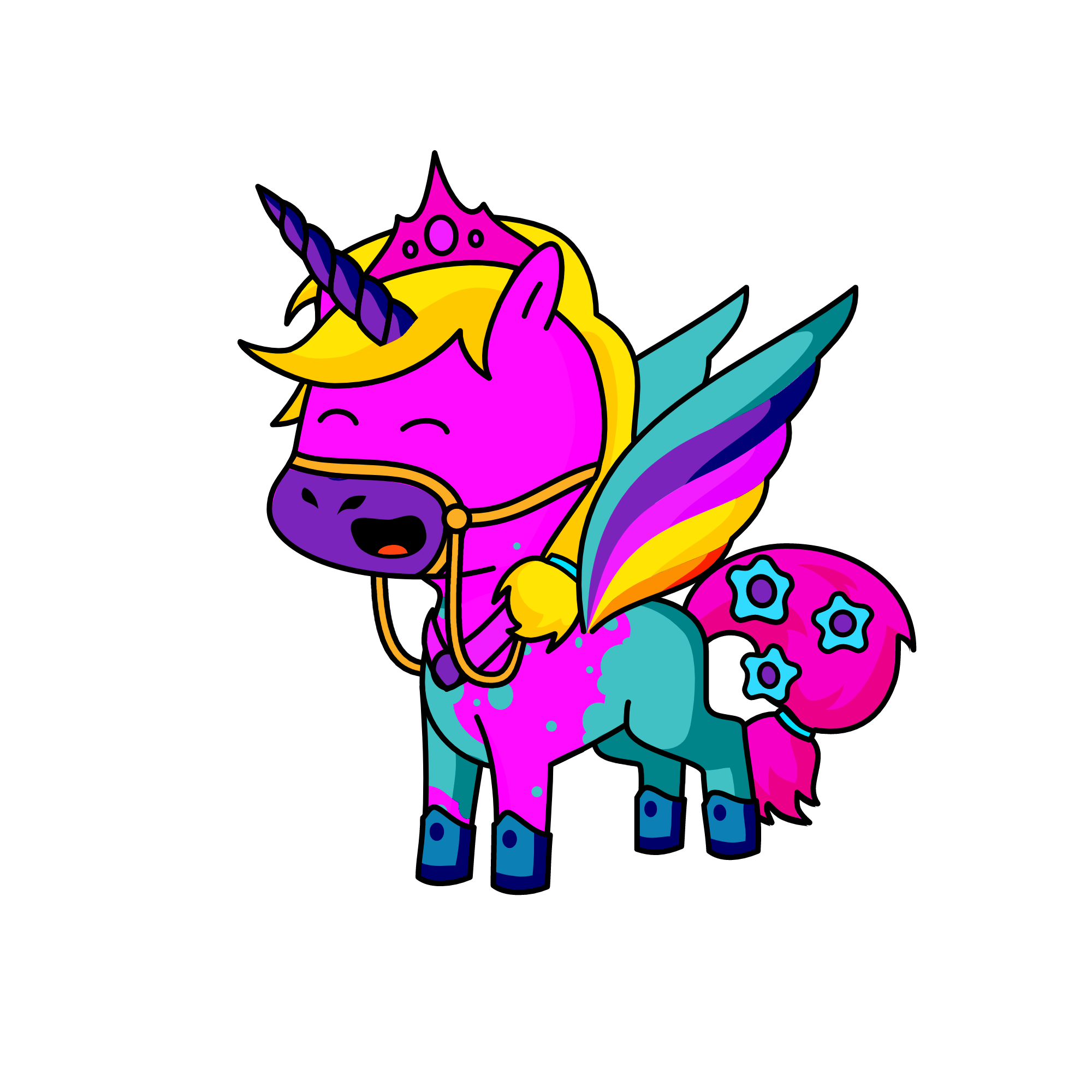 fluffy, the unicorn