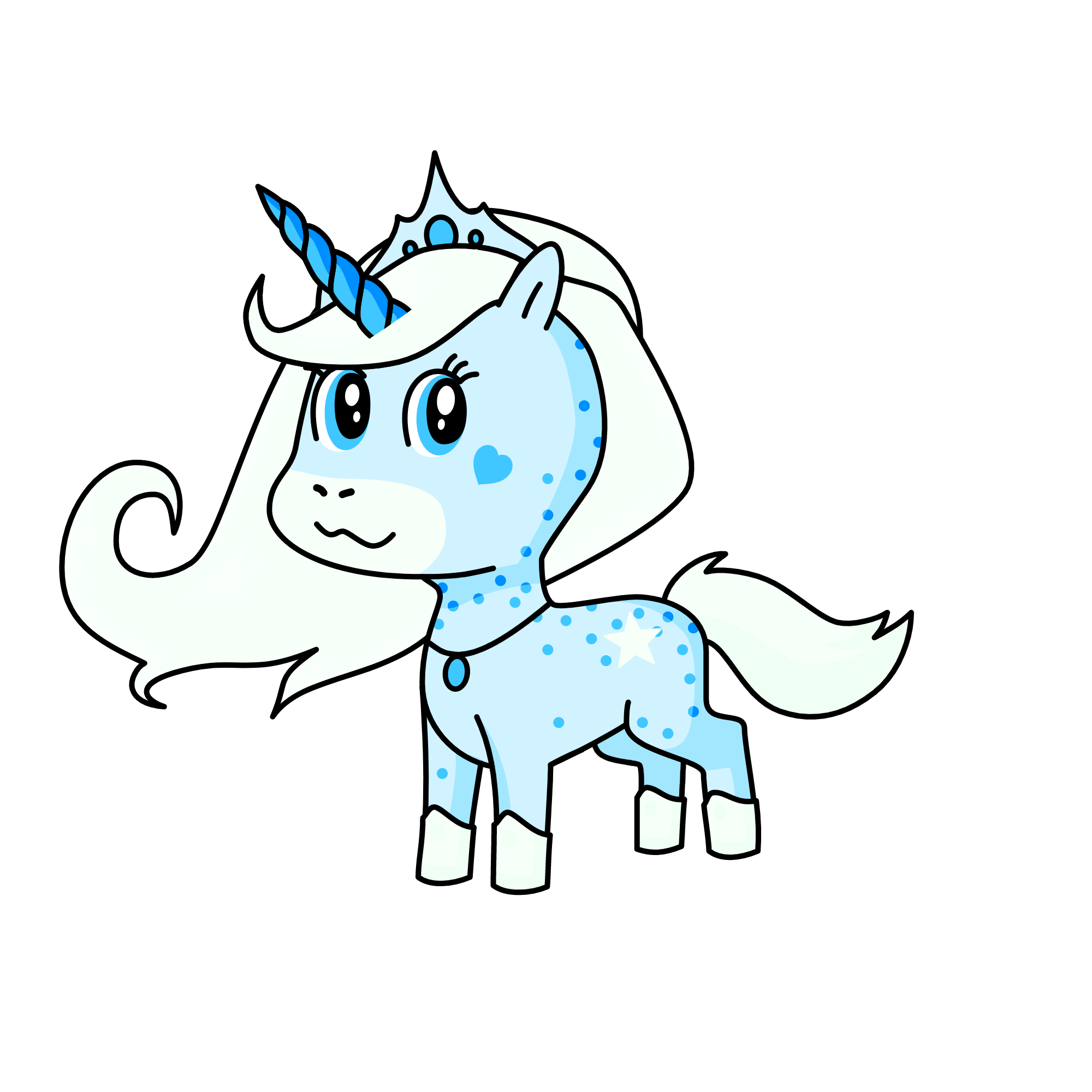 Sky, the unicorn