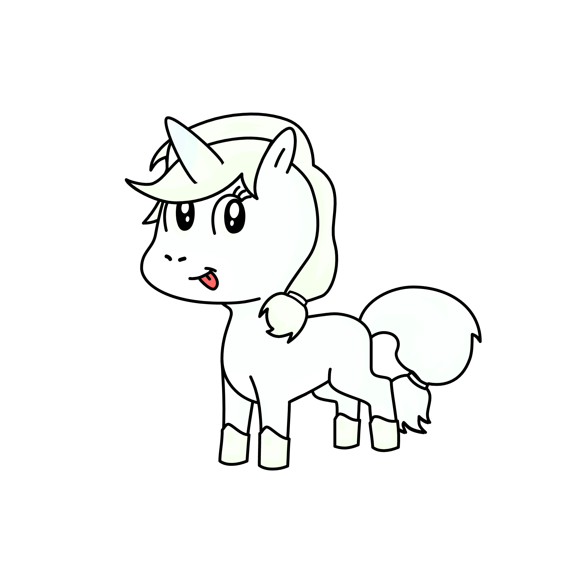 Snowy the Snow Queen, the unicorn