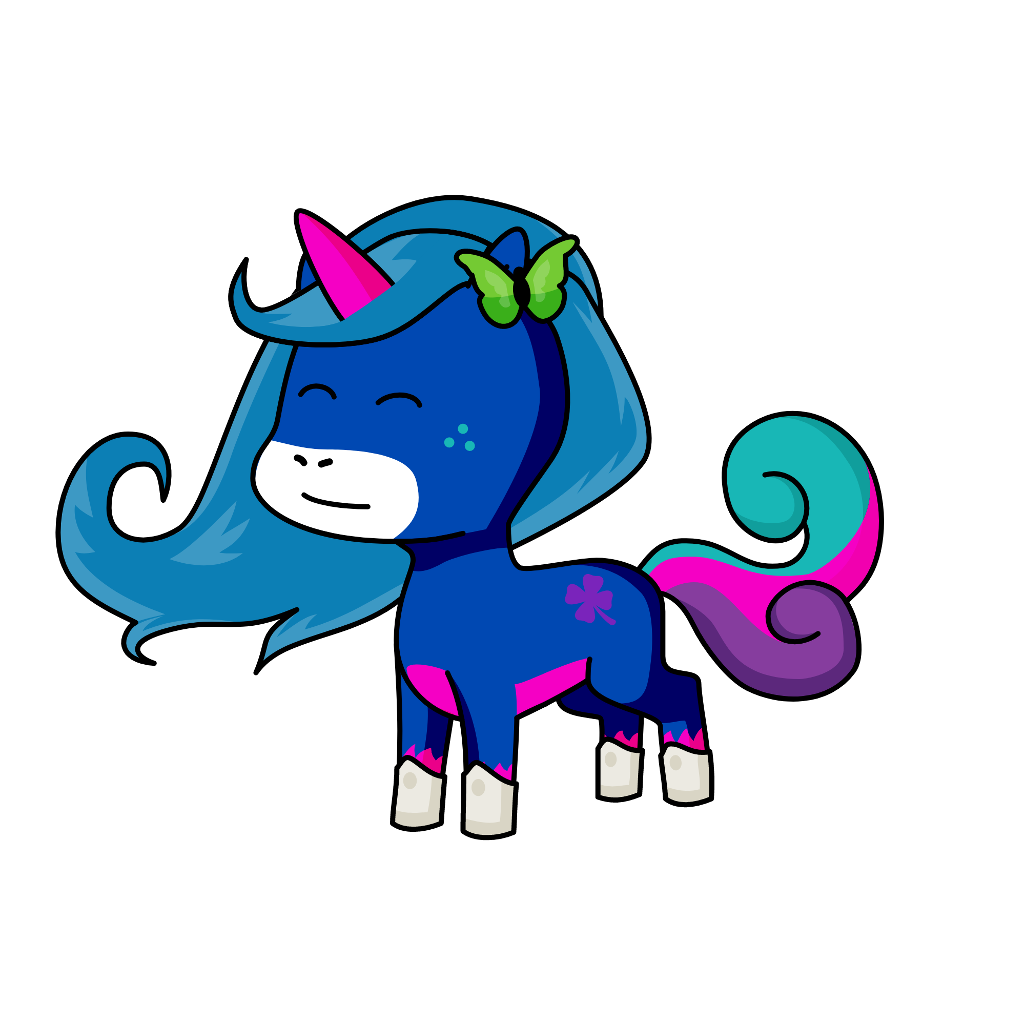 candy, the unicorn