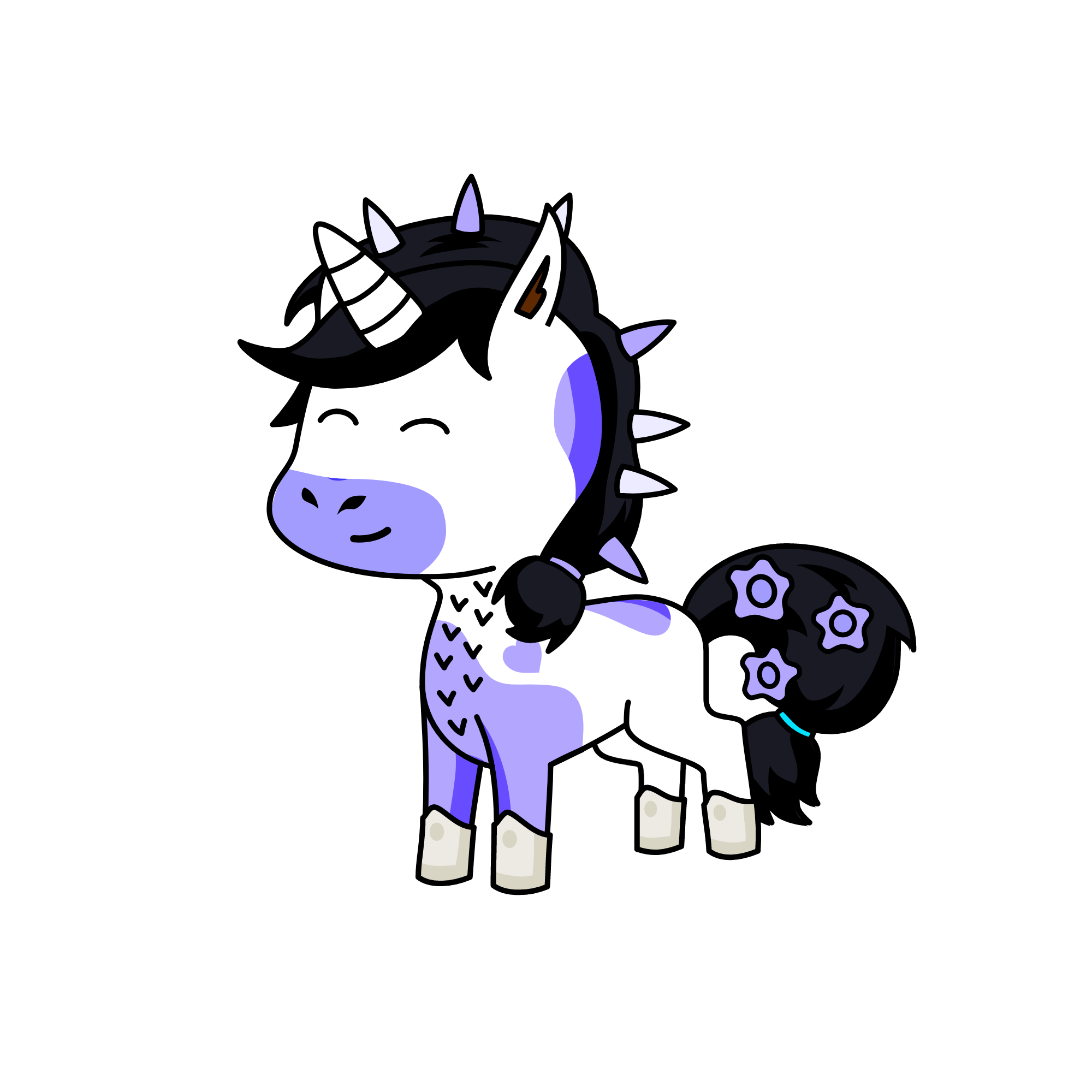 viollet, the unicorn