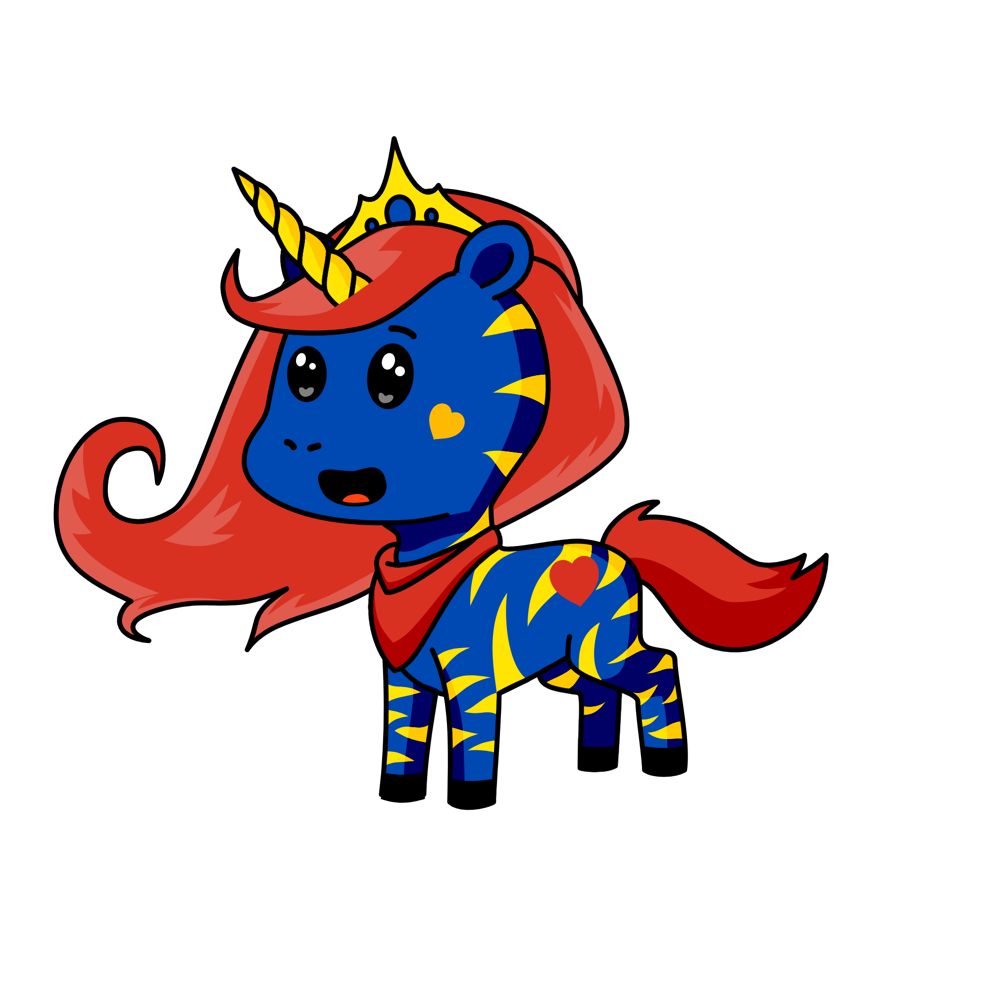 QUEEN, the unicorn