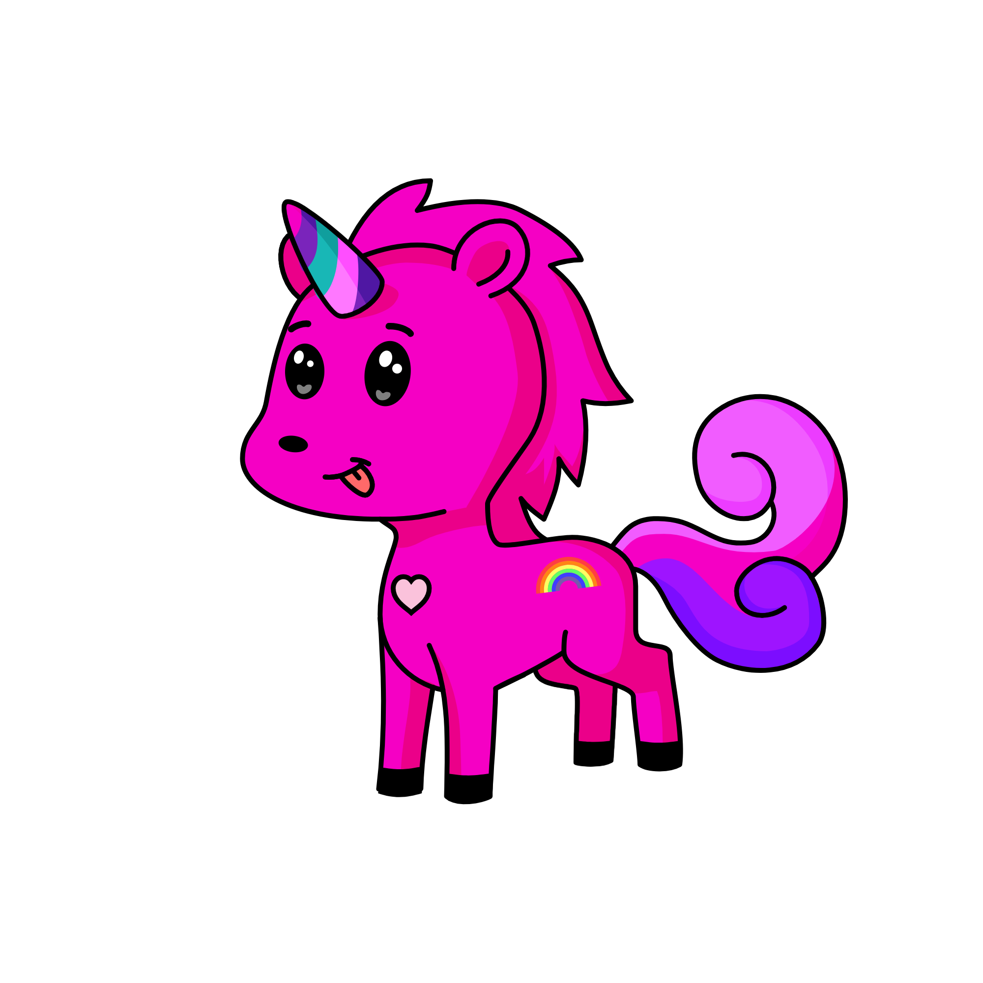 Cotton candy, the unicorn