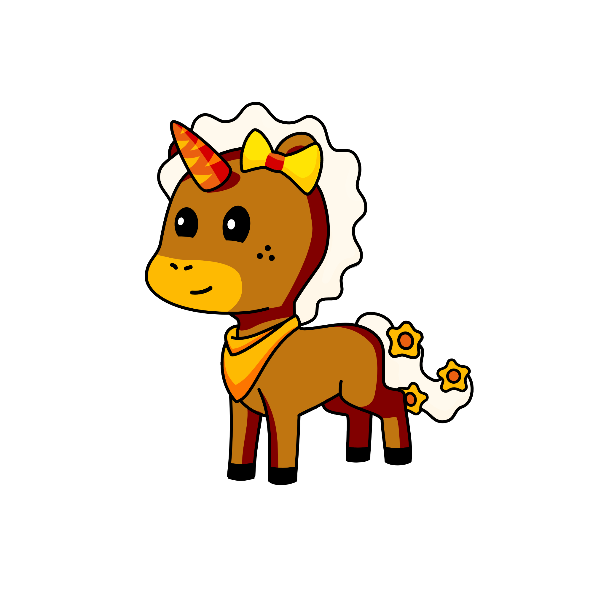 Pumkin Spicey, the unicorn