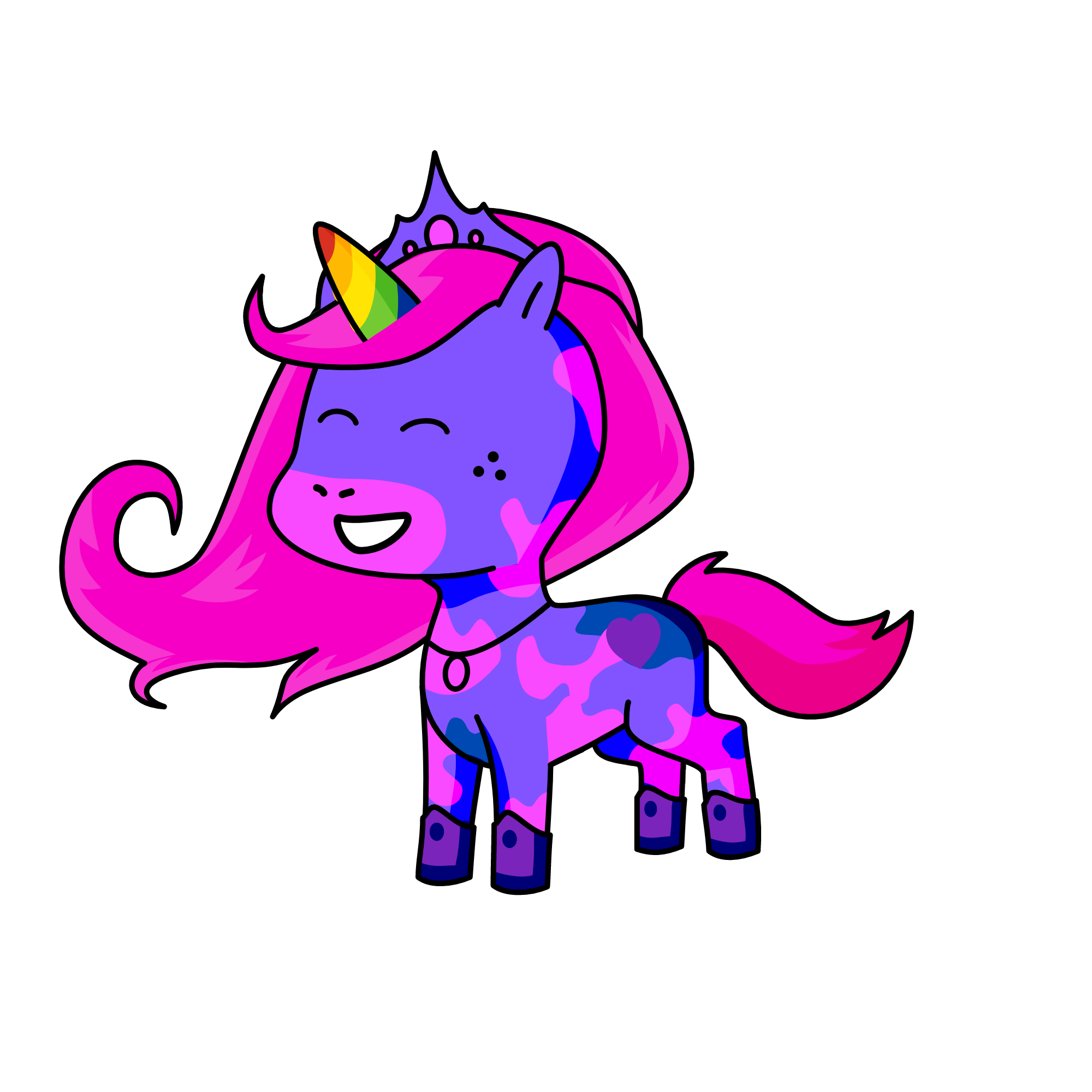 happy, the unicorn