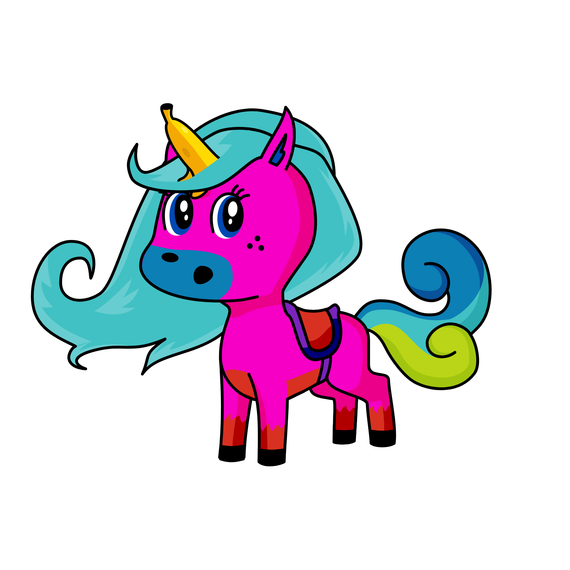 rainbow, the unicorn