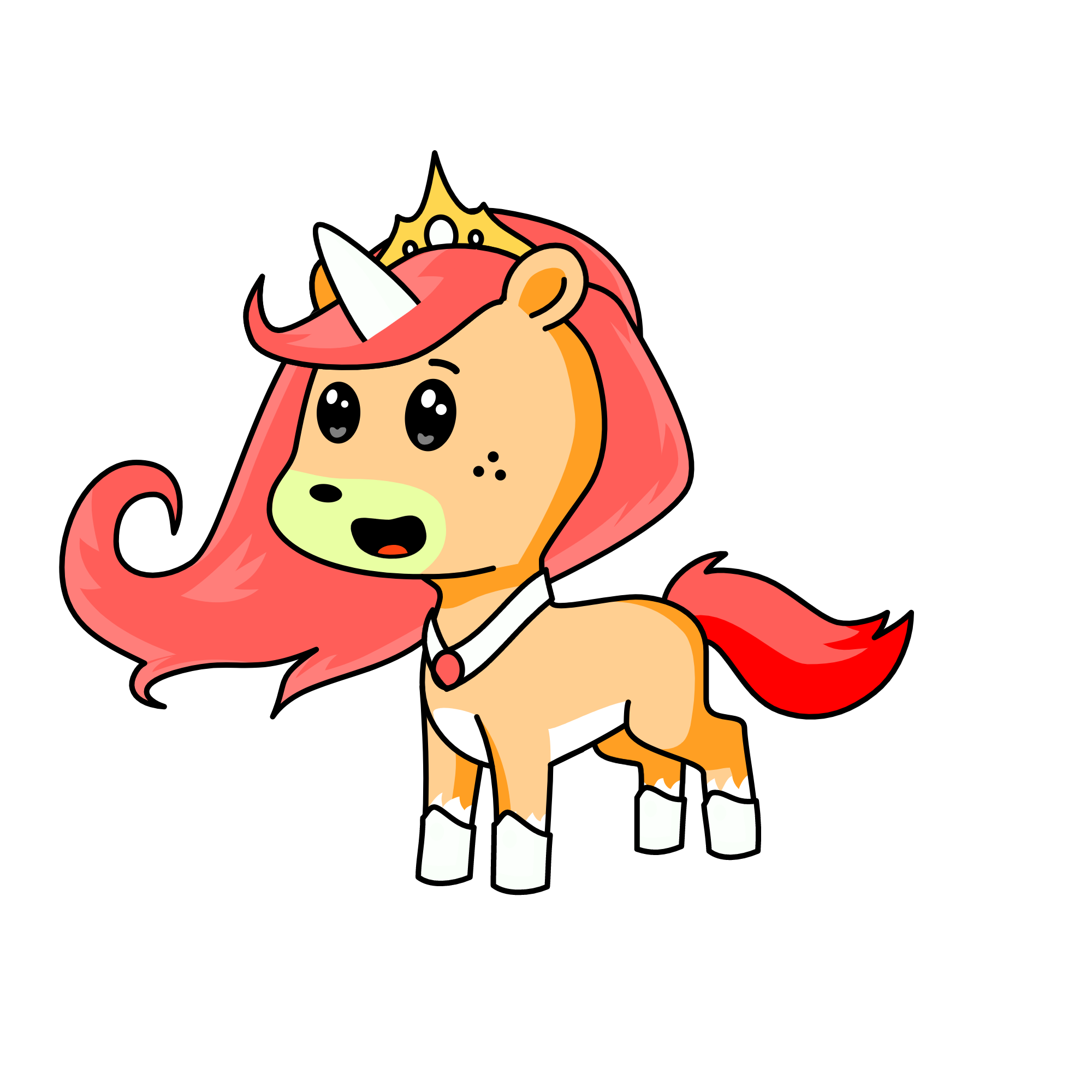 princess leah, the unicorn