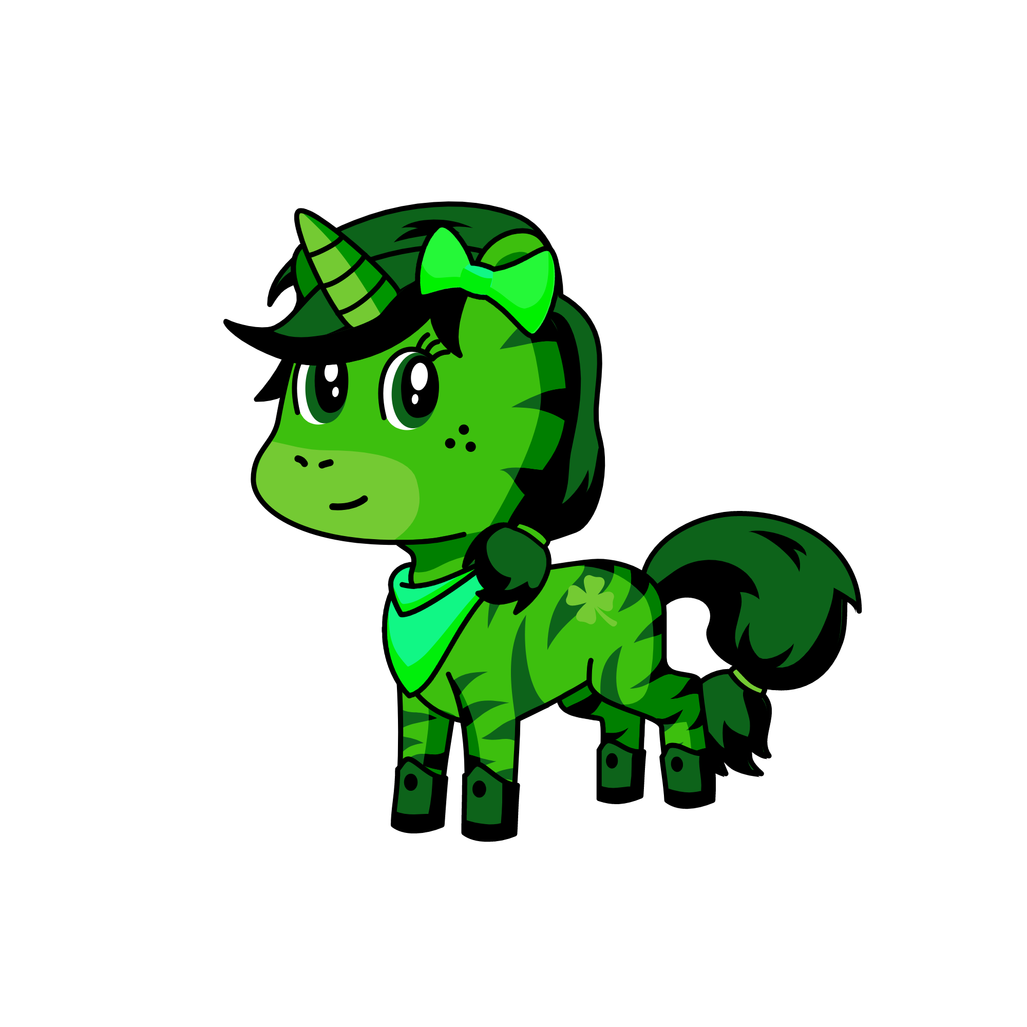 Emerald, the unicorn