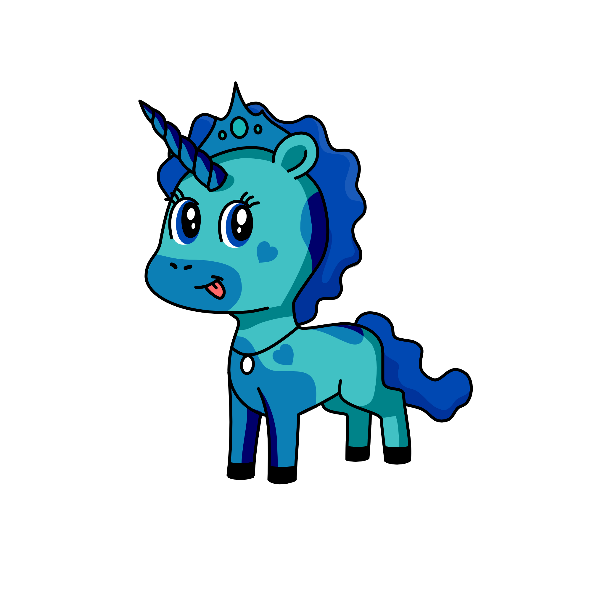 Coral (Queen Of The Sea), the unicorn