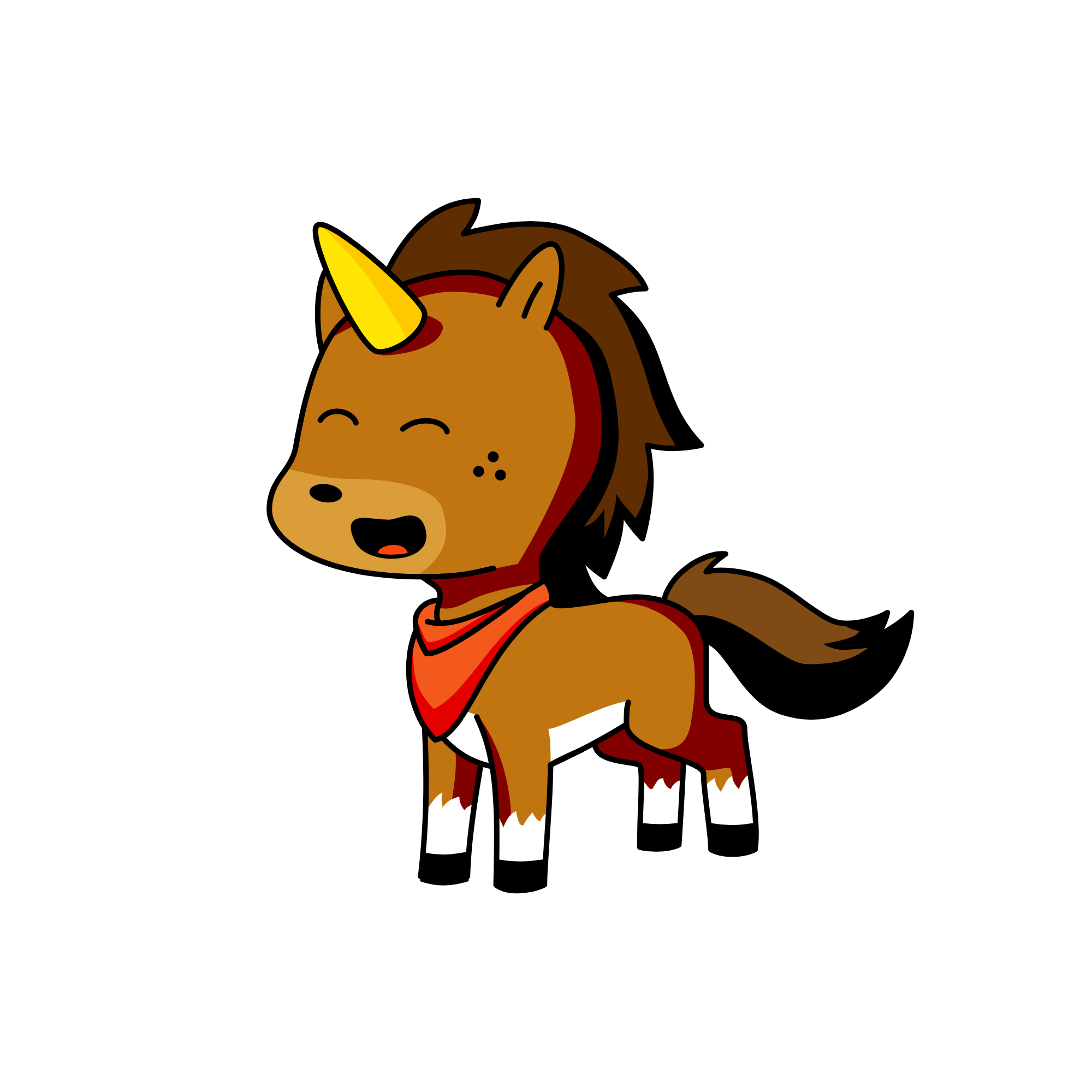Santa's Reindeer!, the unicorn