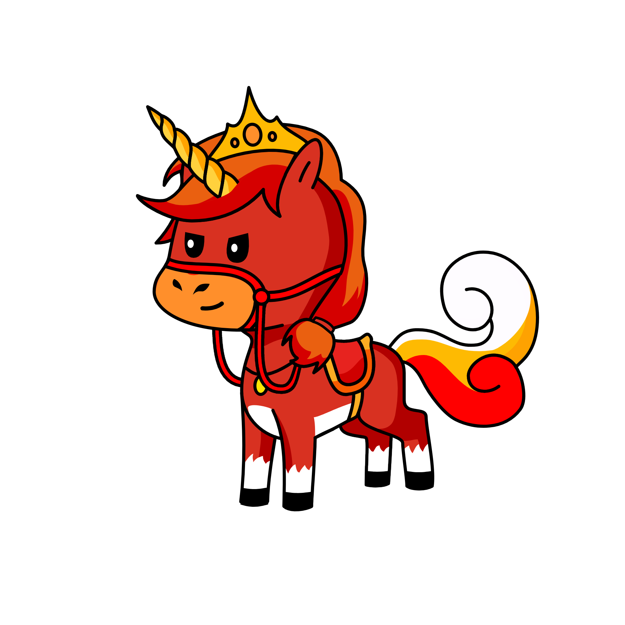 Flame, the unicorn