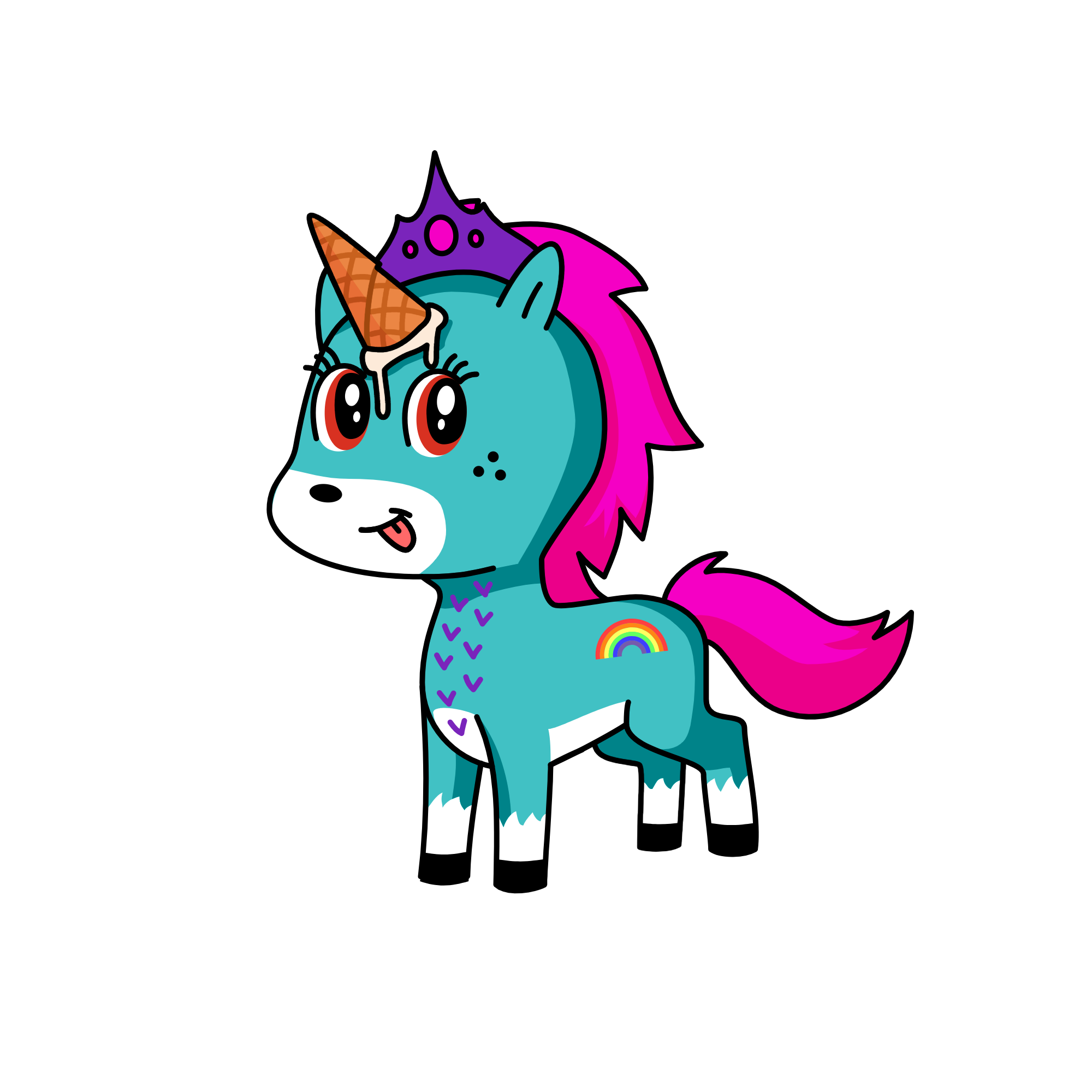 ice cream, the unicorn