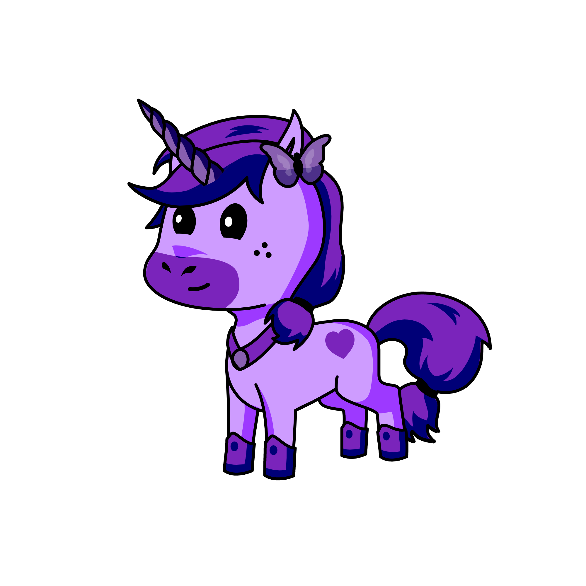 Cassiopeia, the unicorn