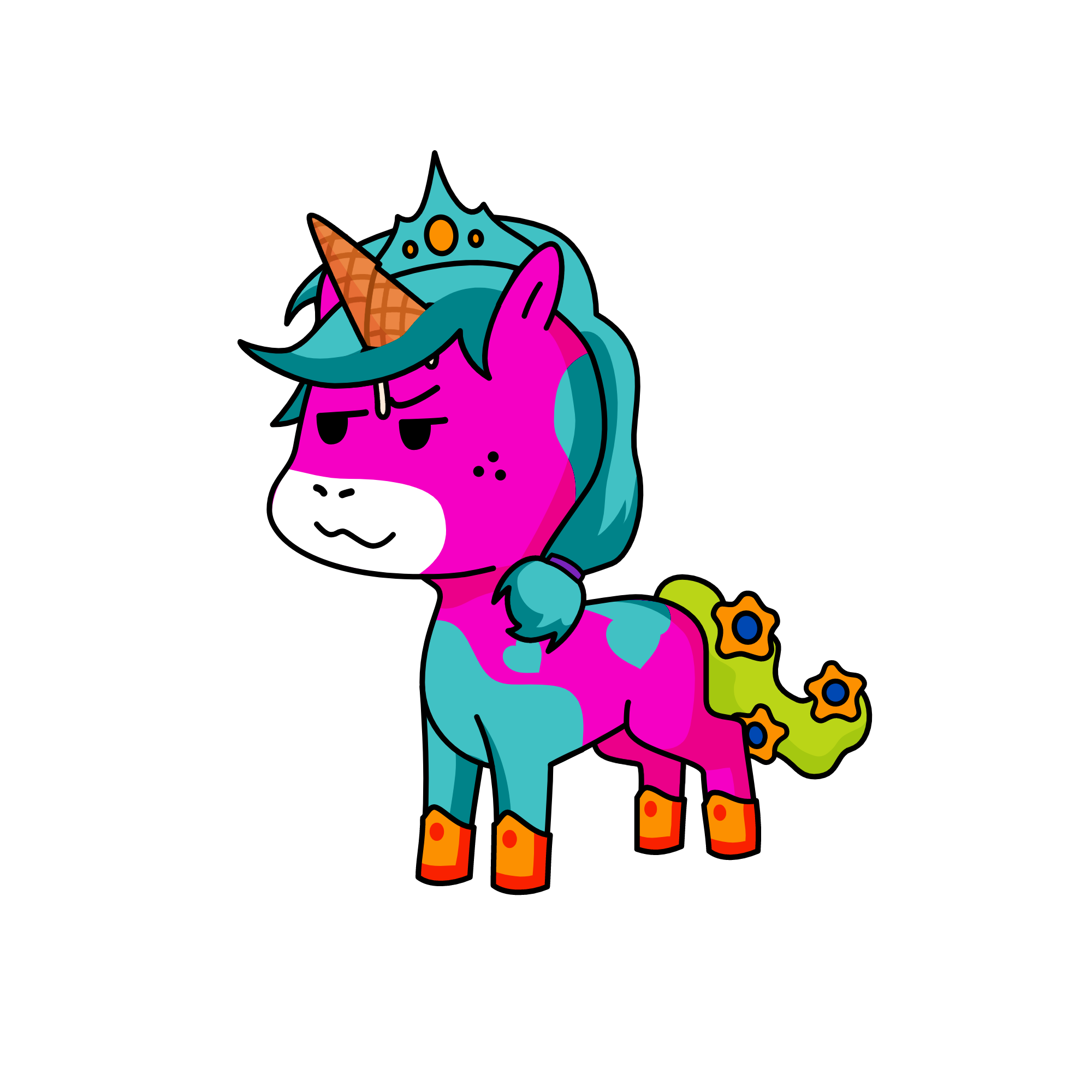 mr. pink, the unicorn