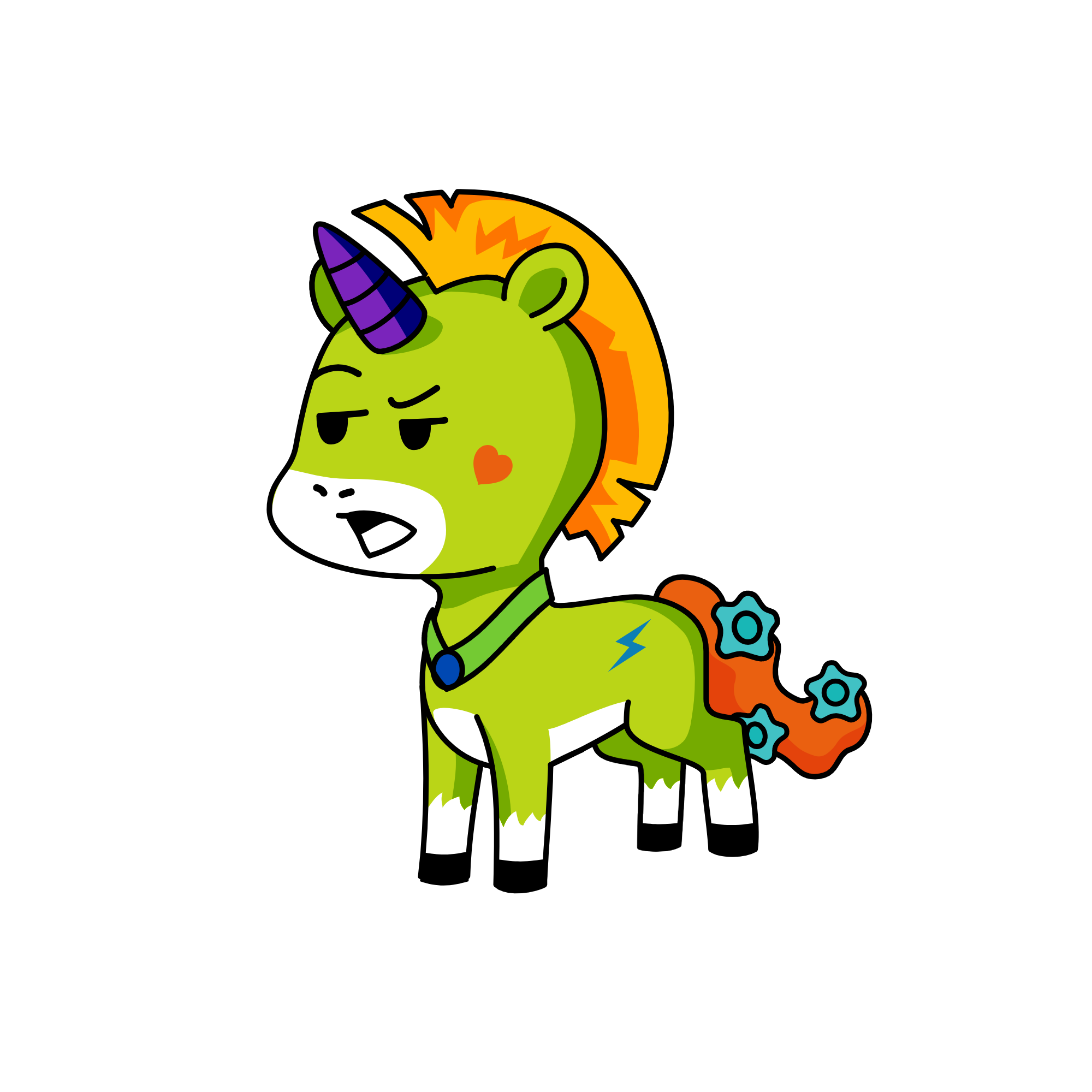 mr. dude, the unicorn
