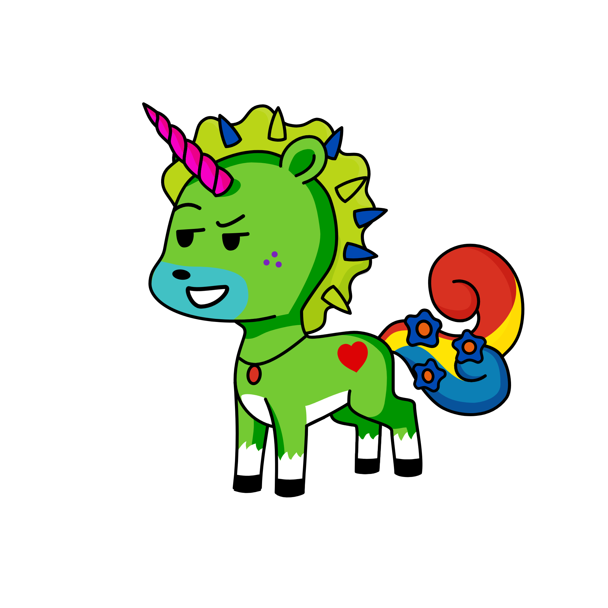 The unicorns today are crazy, the unicorn