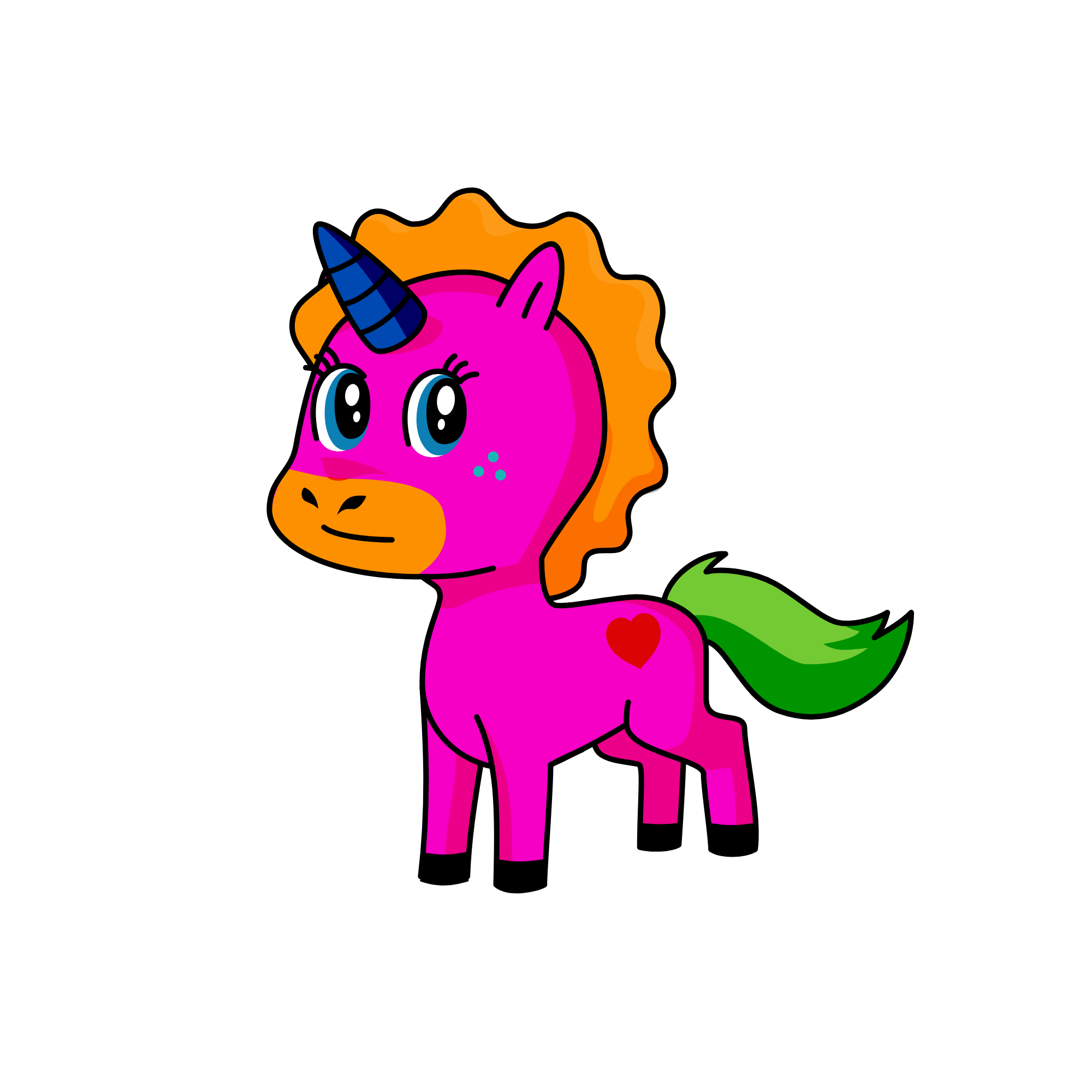 Noob, the unicorn
