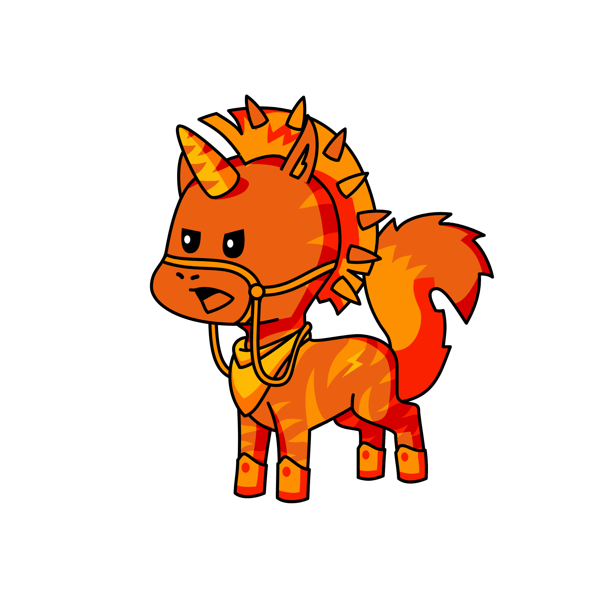 Fire, the unicorn