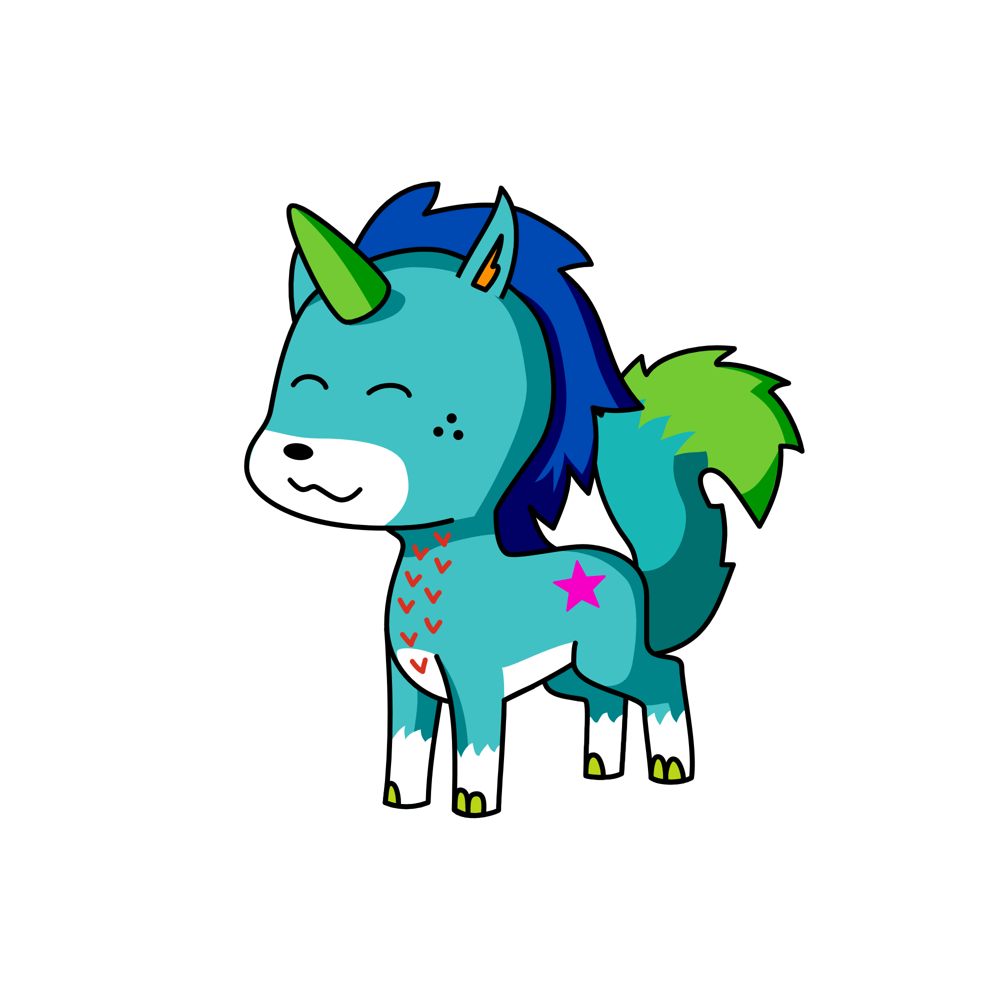 hehehe, the unicorn