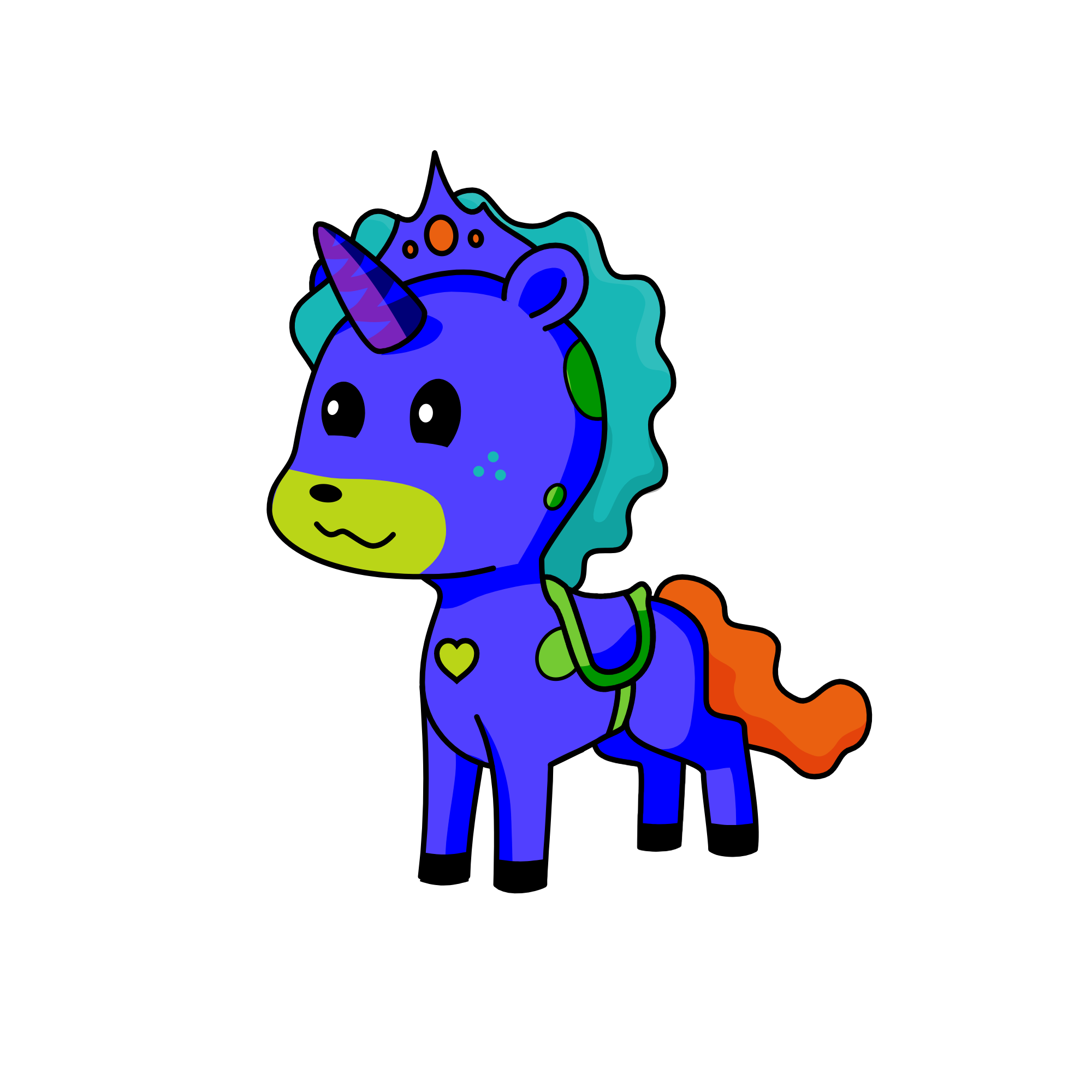 Fredemma, the unicorn