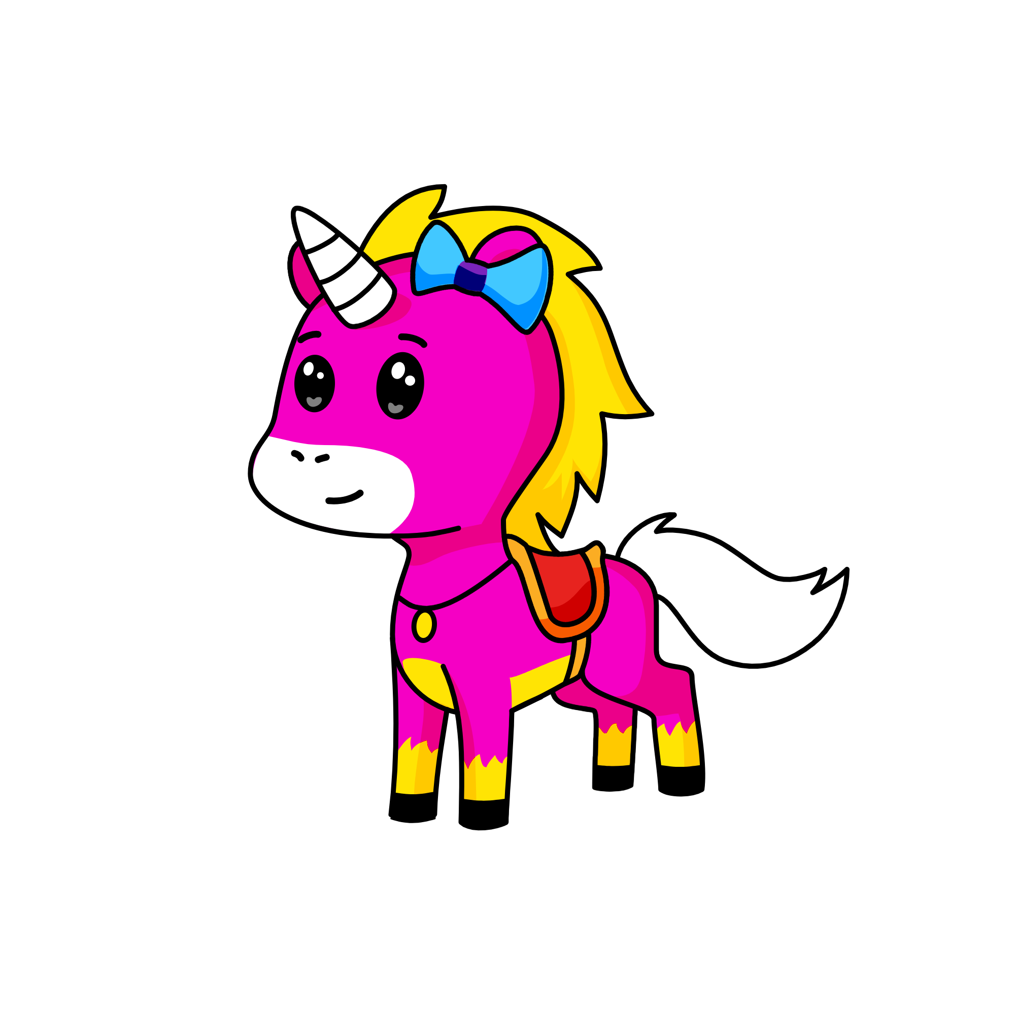 Twirly, the unicorn