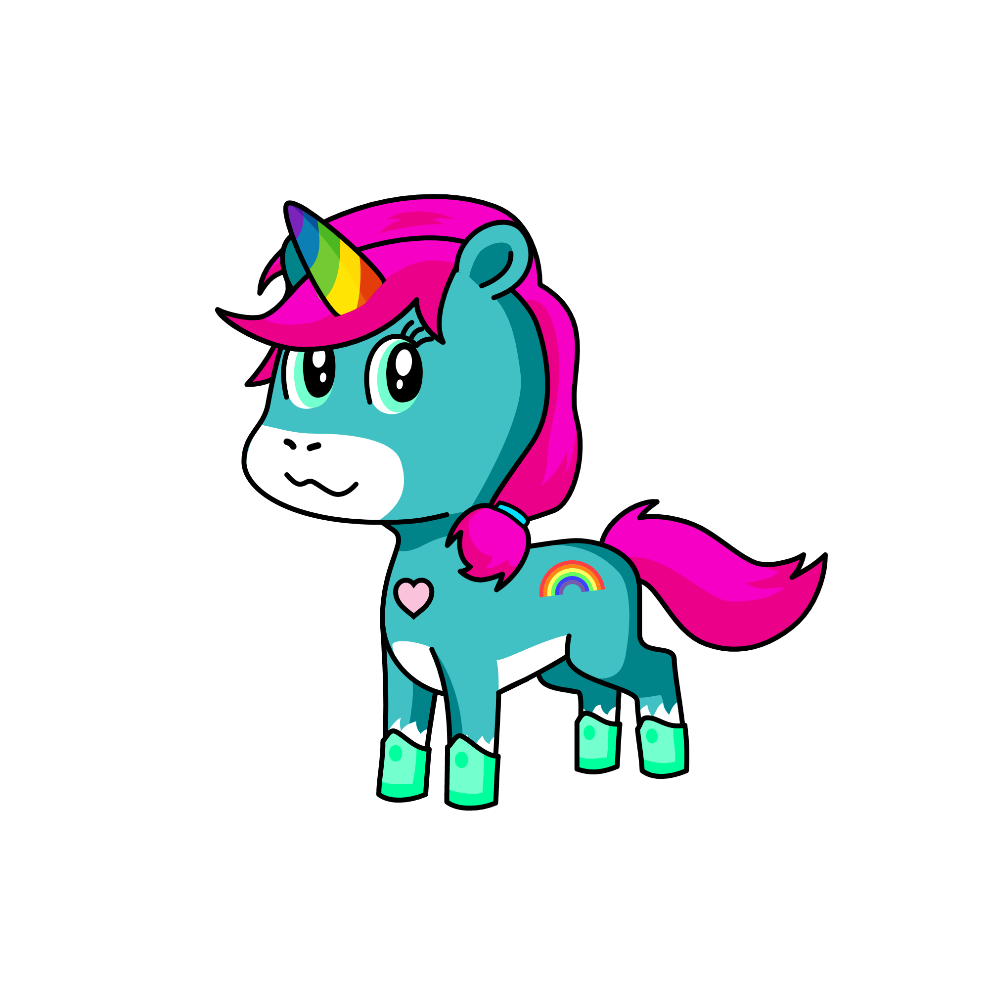 Angelina, the unicorn