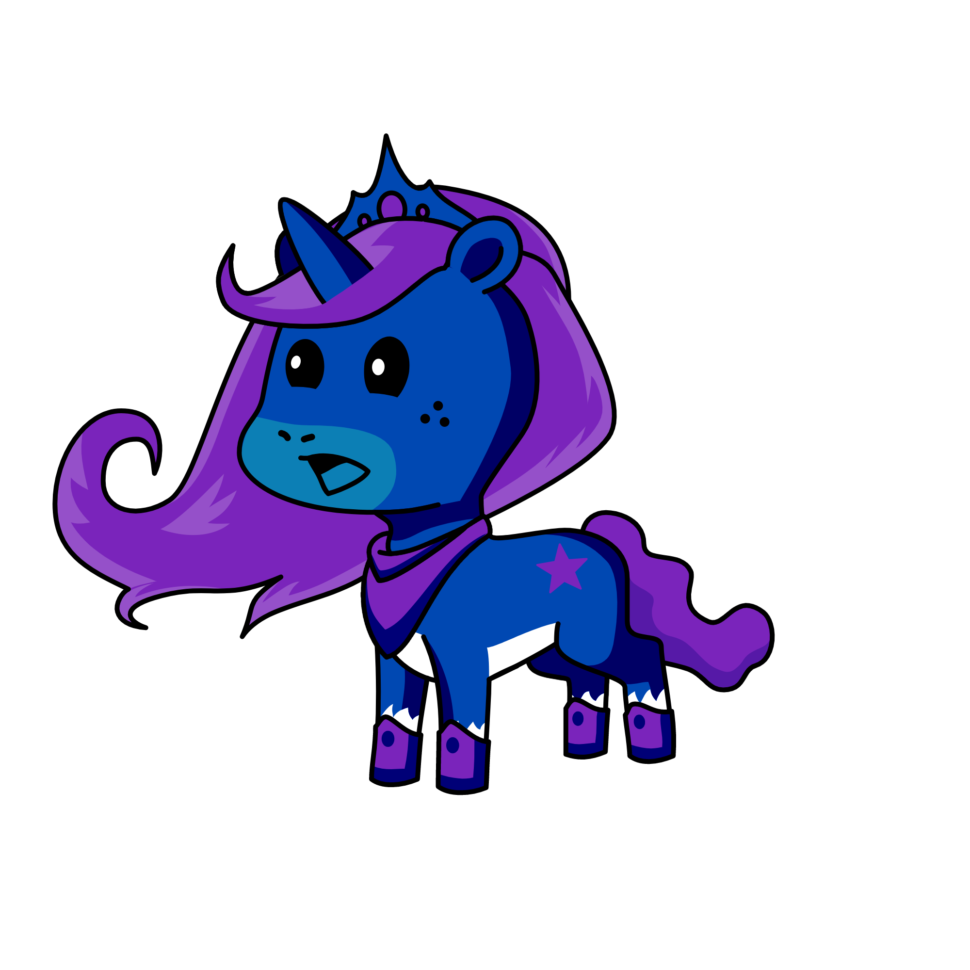 Midnight Moon, the unicorn