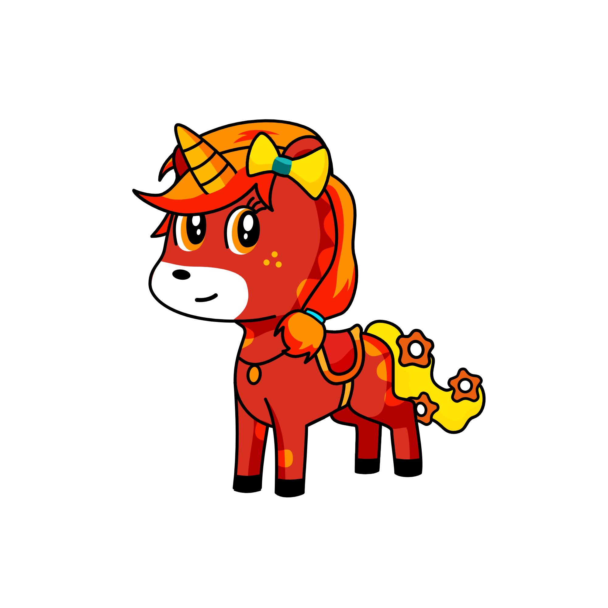 Sunshine buttercup, the unicorn