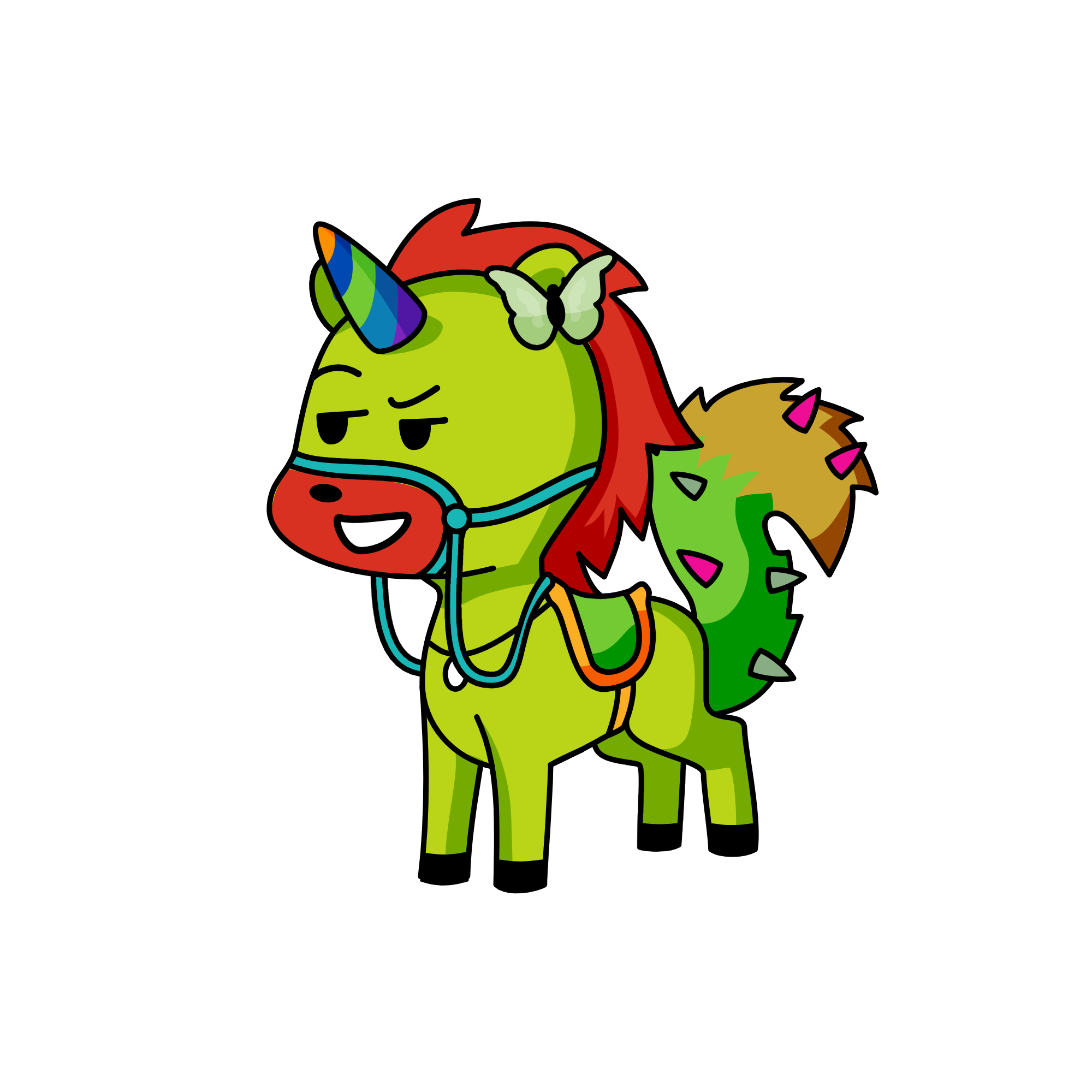 silly boy, the unicorn