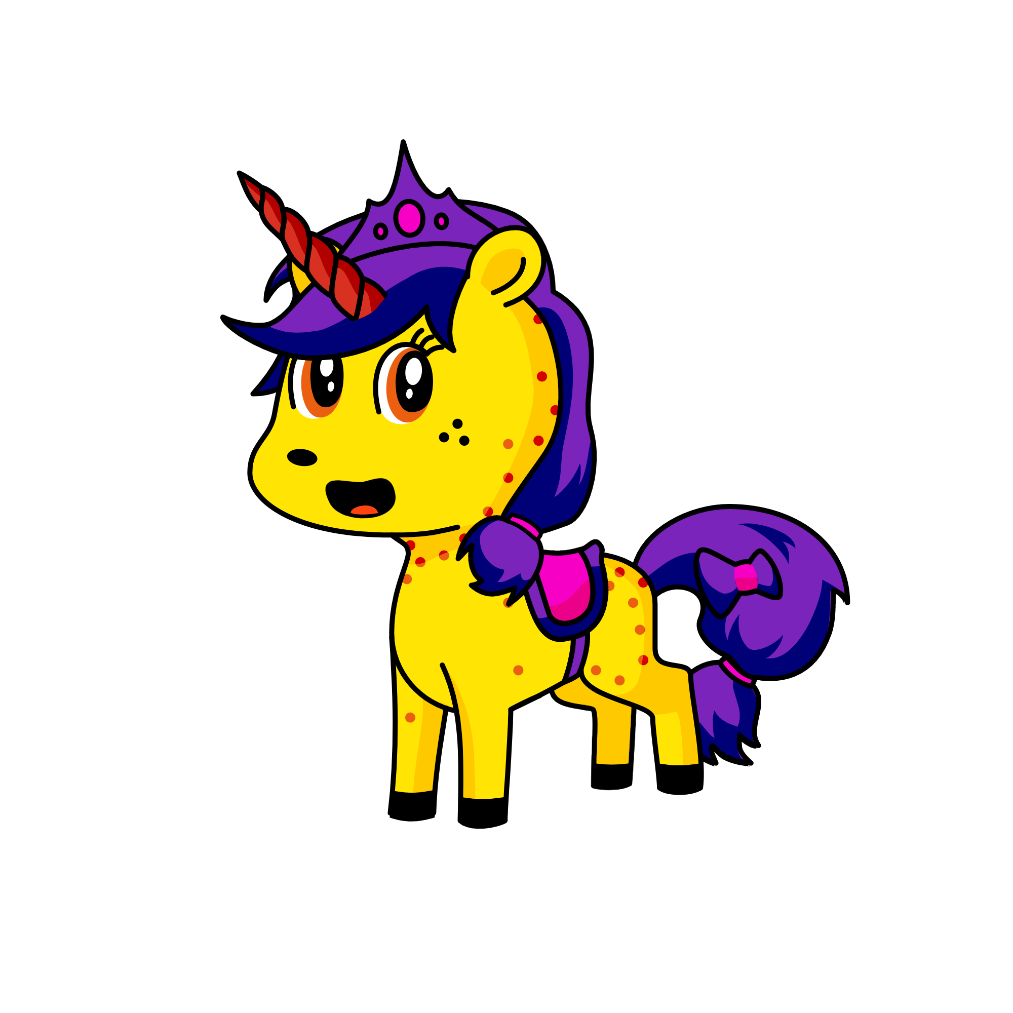 gee gee, the unicorn