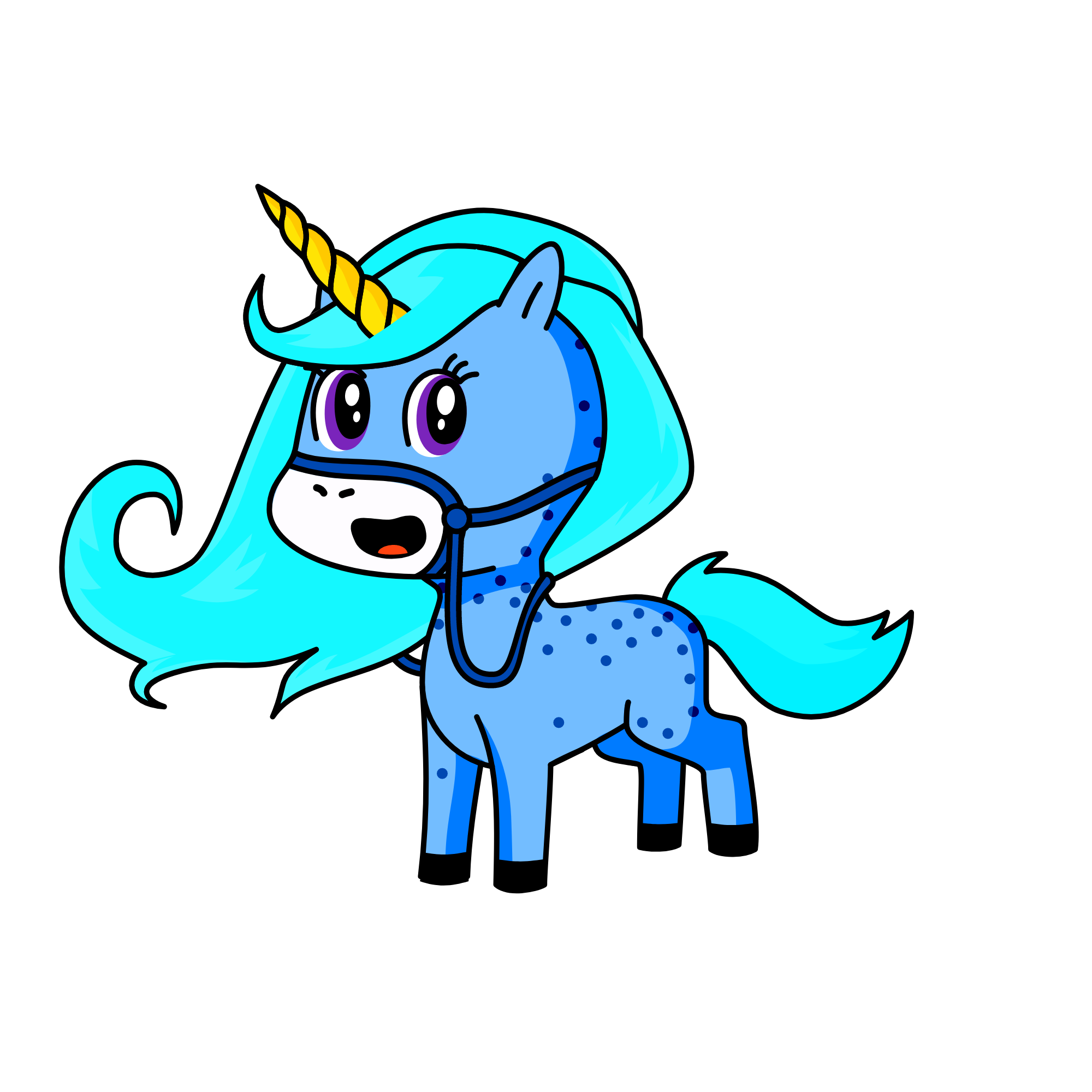 dark, the unicorn