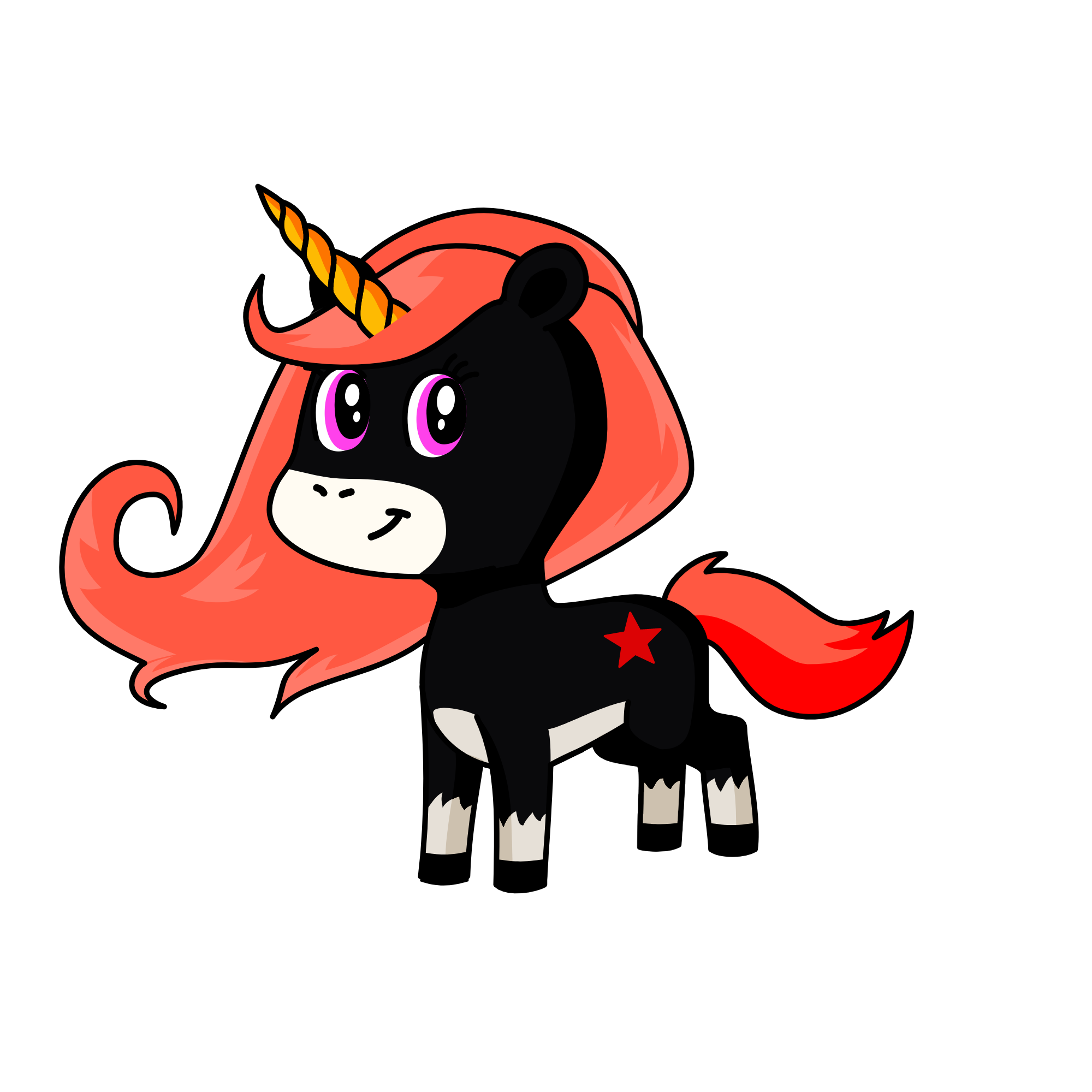 moody, the unicorn
