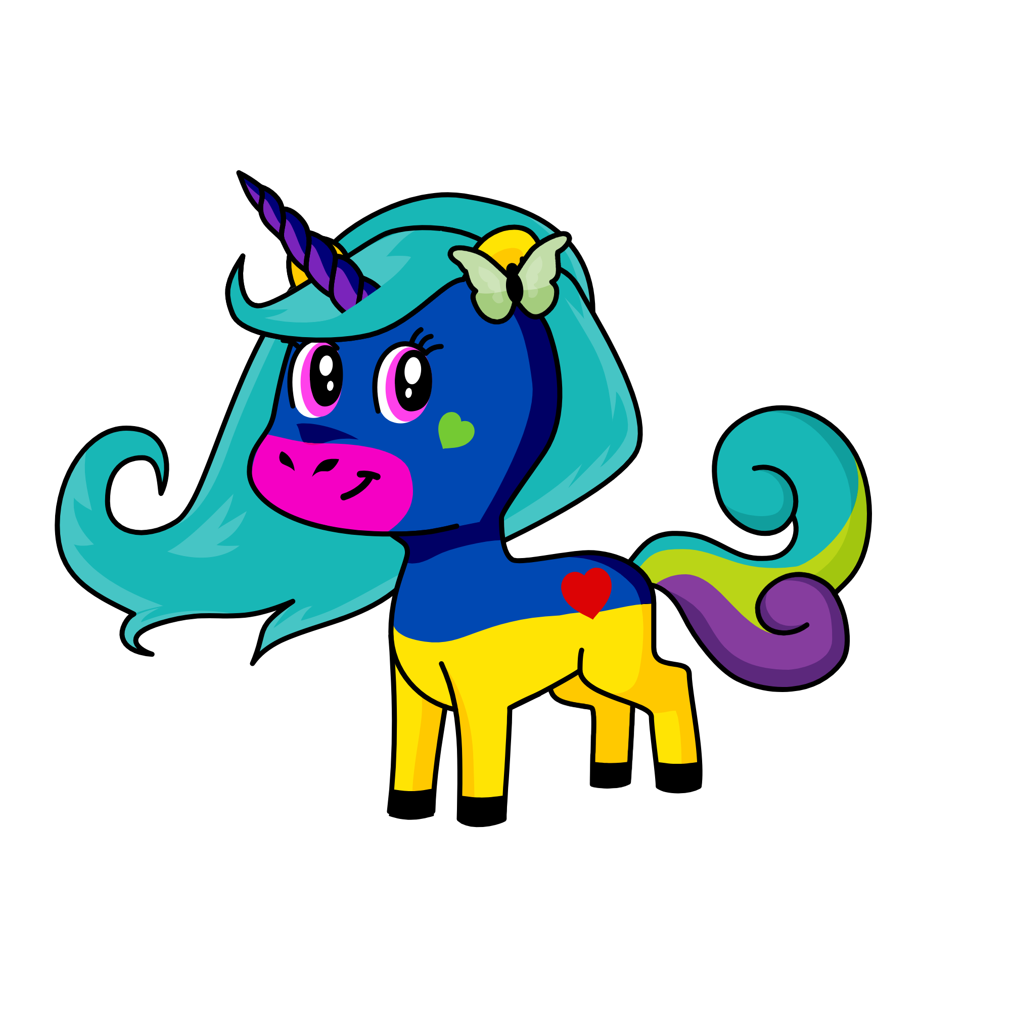 j, the unicorn