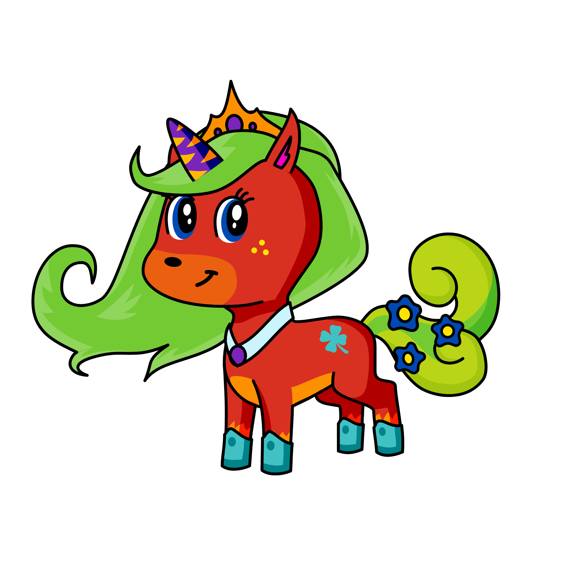 Princess Elisa, the unicorn