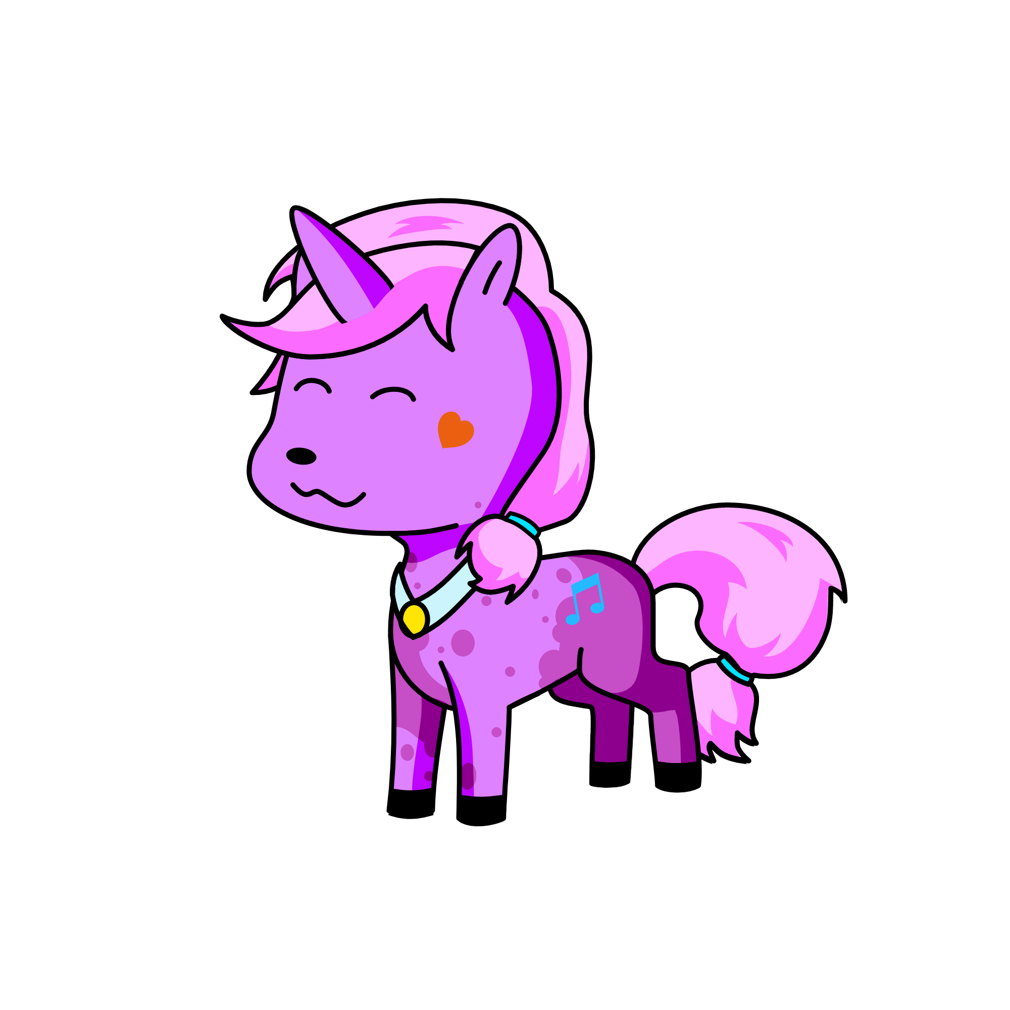 Nelly, the unicorn