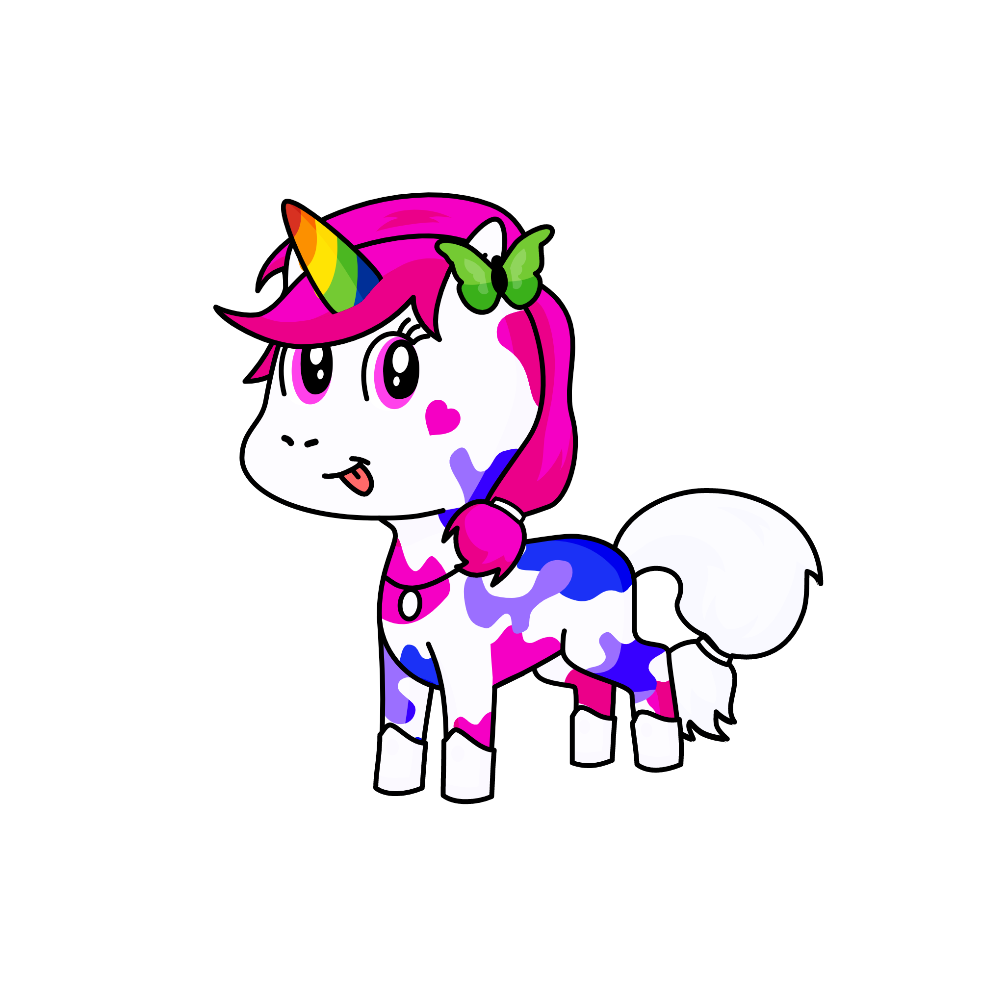 Cutie, the unicorn