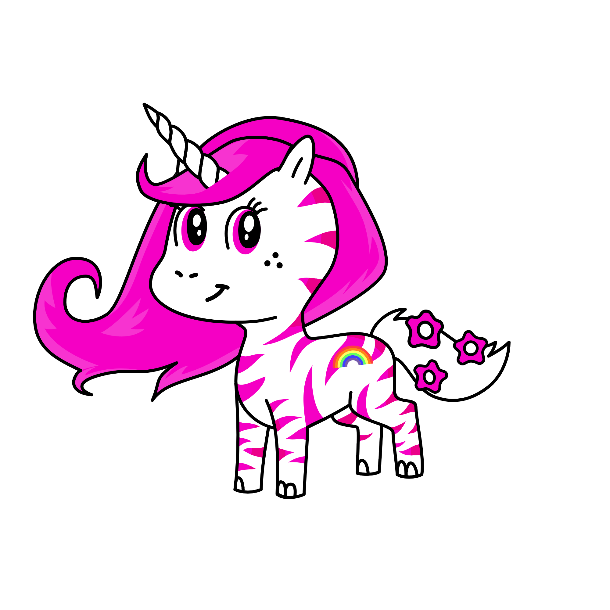 baby unicorn, the unicorn