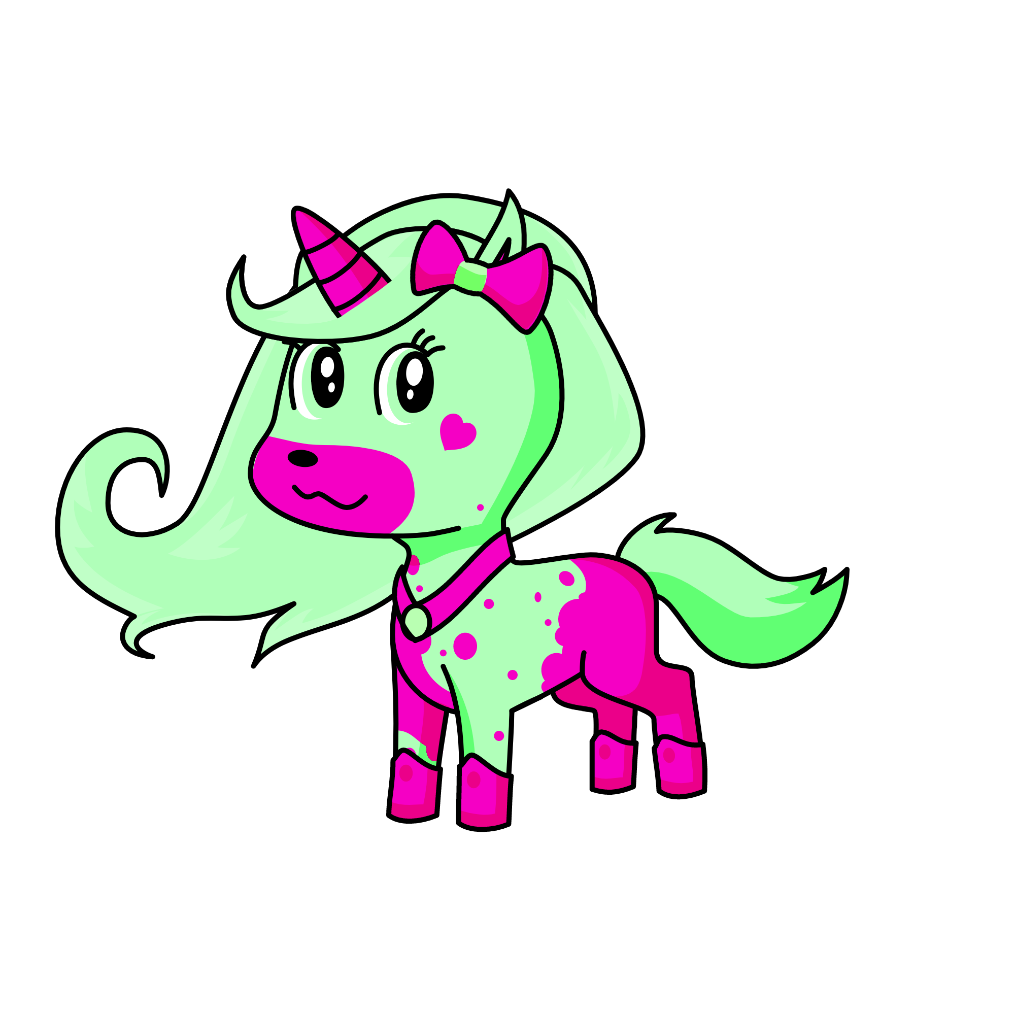 flower, the unicorn