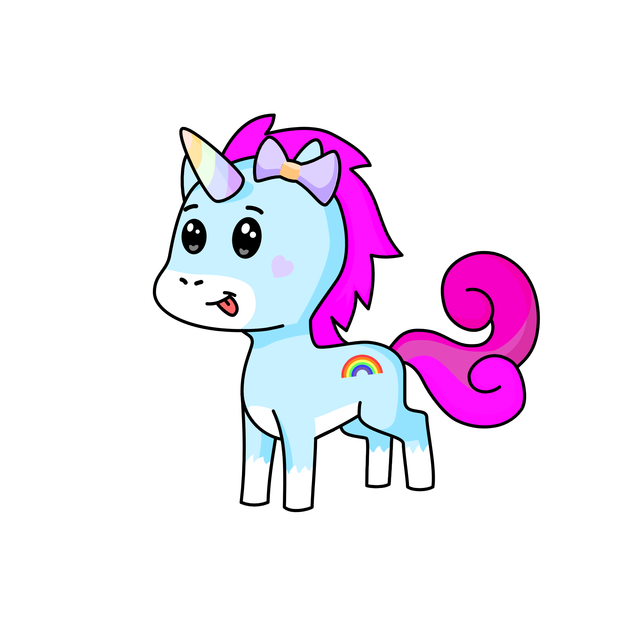 Rainbycorn, the unicorn