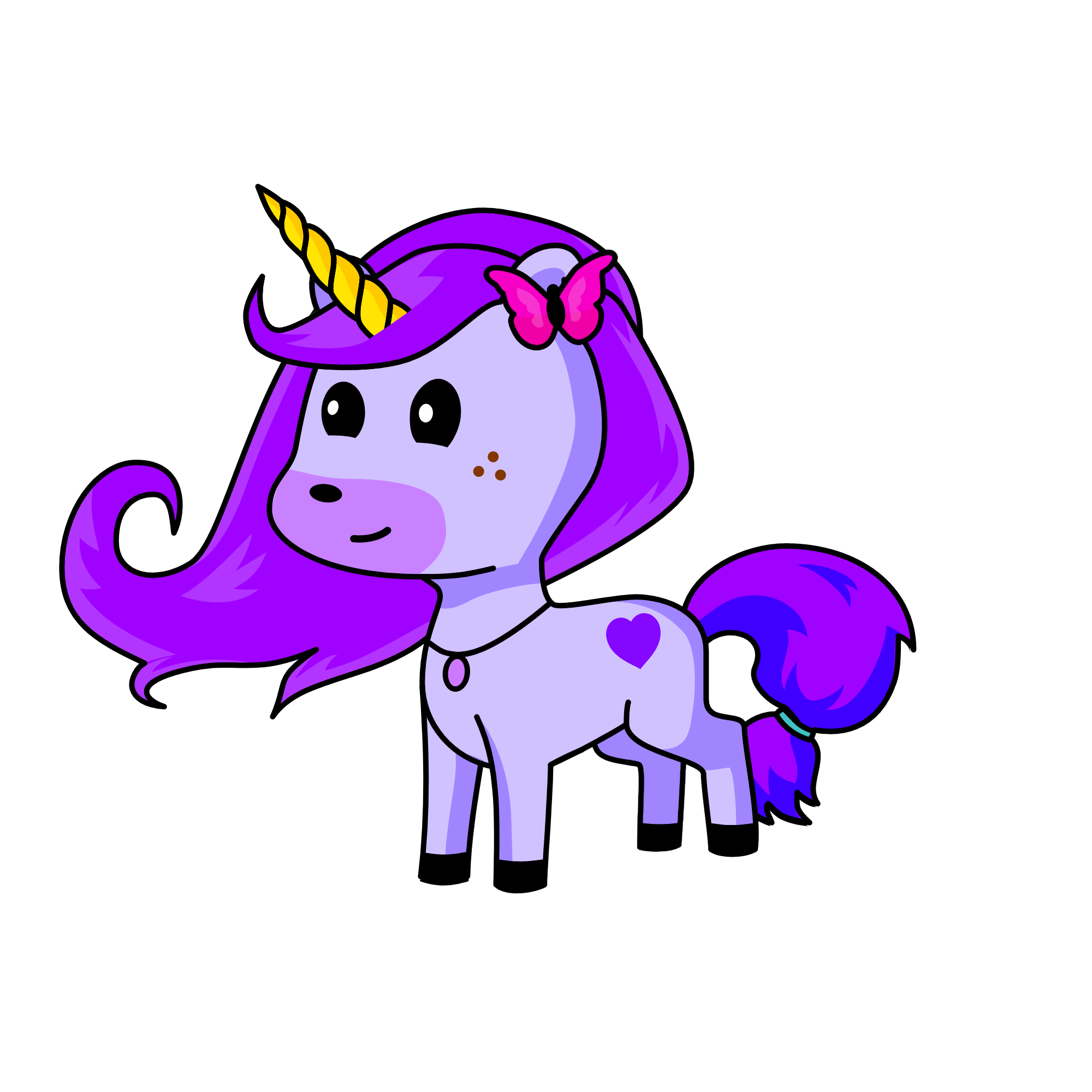Violetta, the unicorn