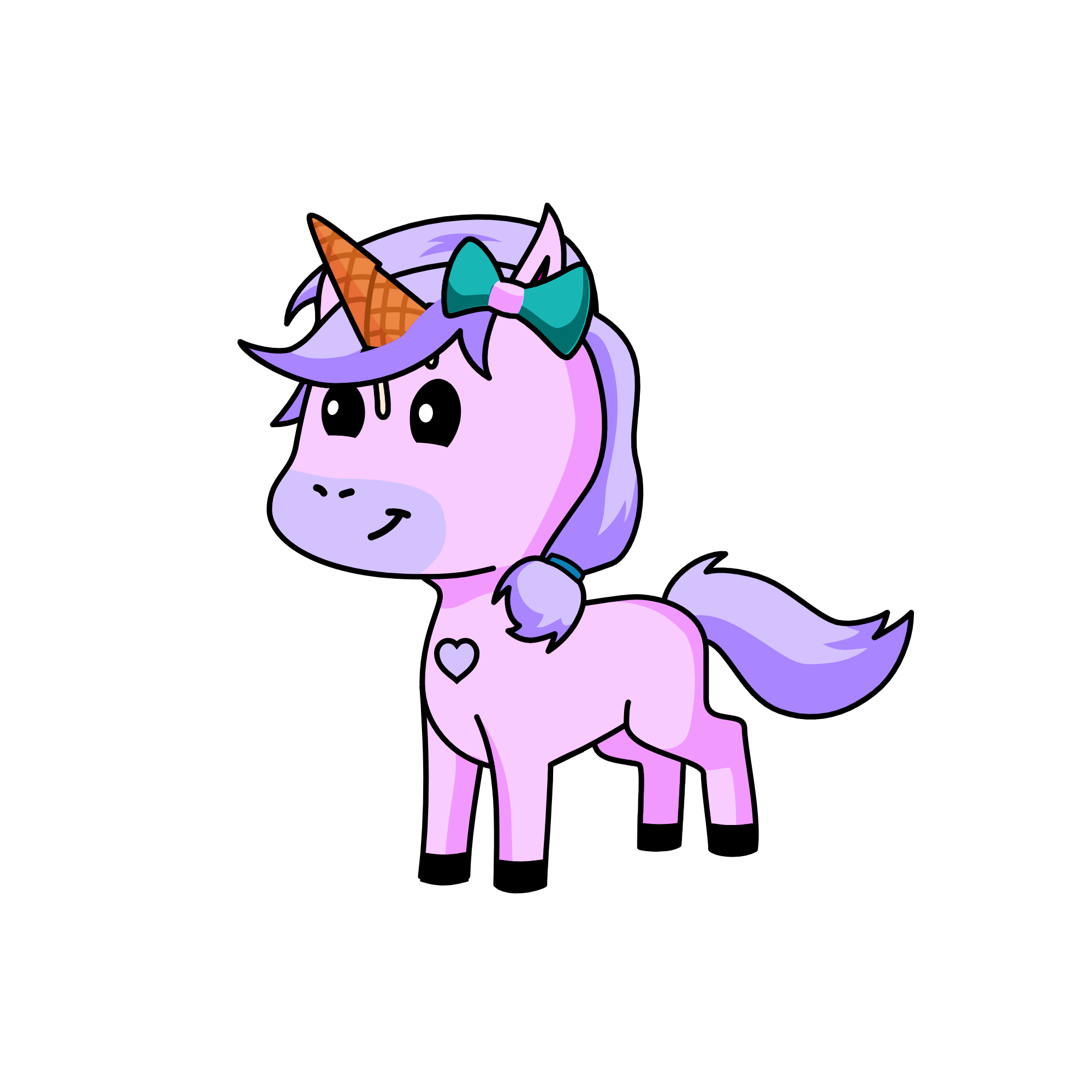 Creamella, the unicorn