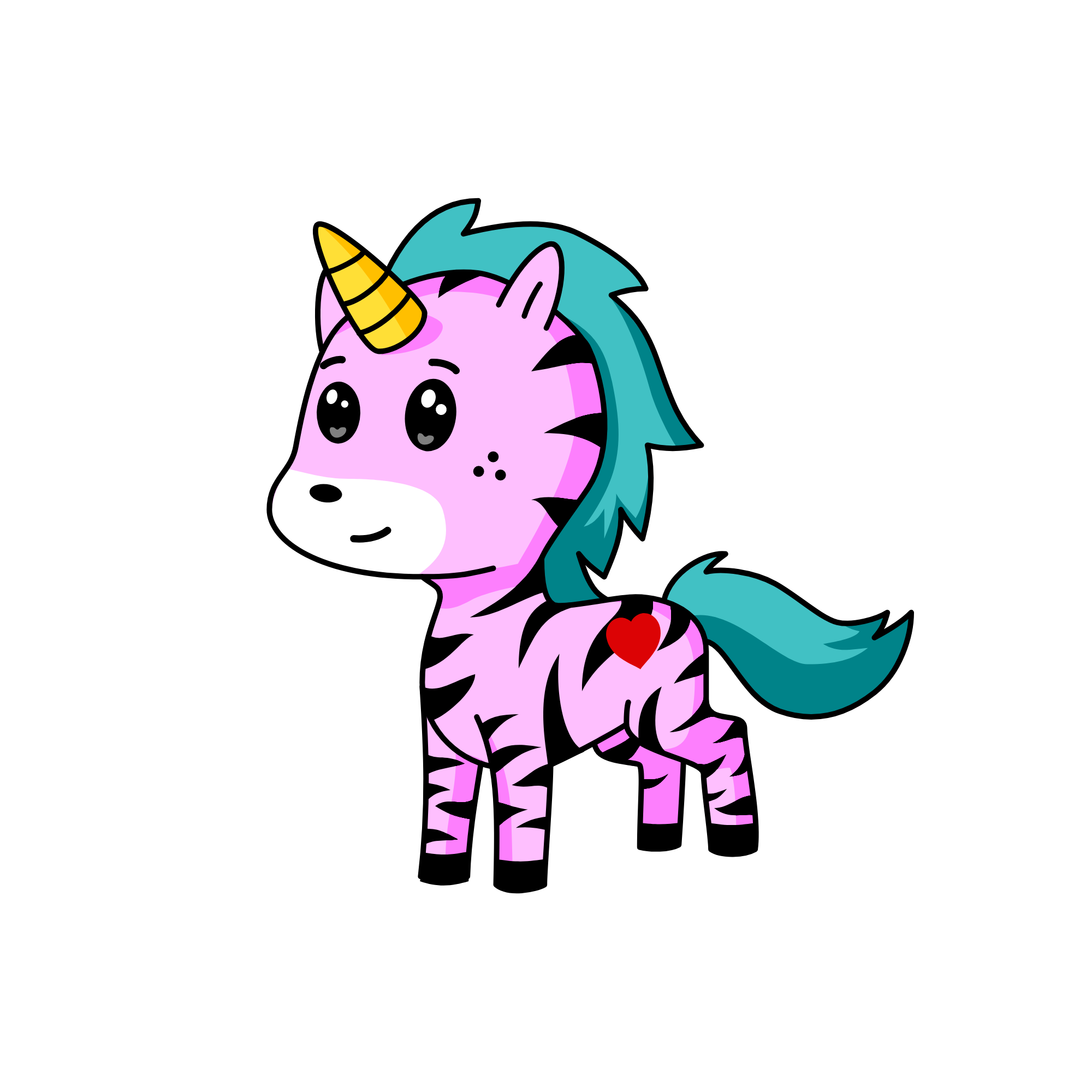 Zebra, the unicorn