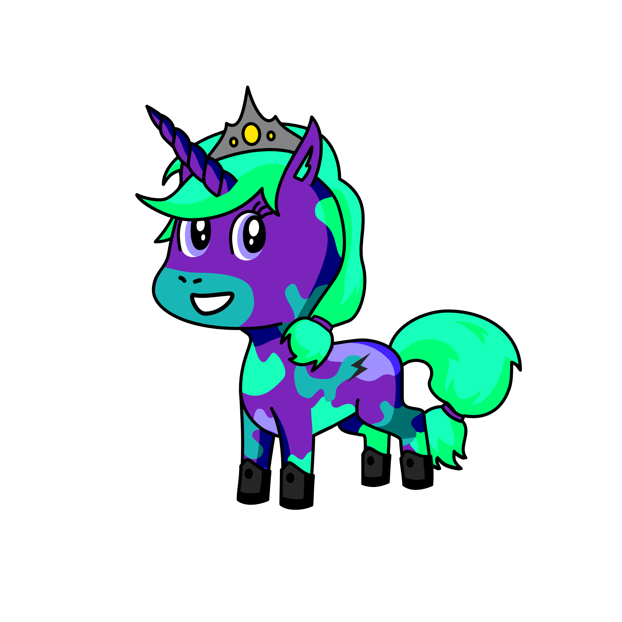 Lunar, the unicorn