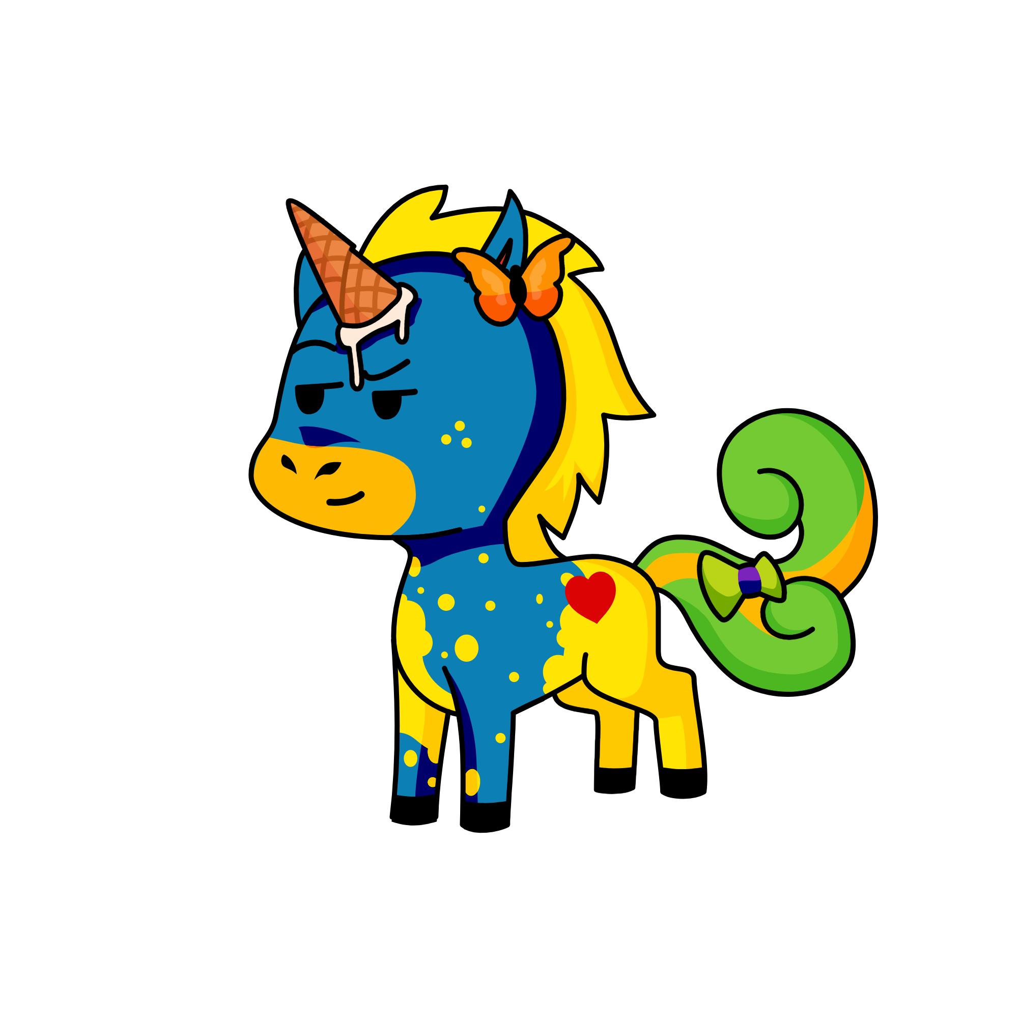 :) :3<:), the unicorn
