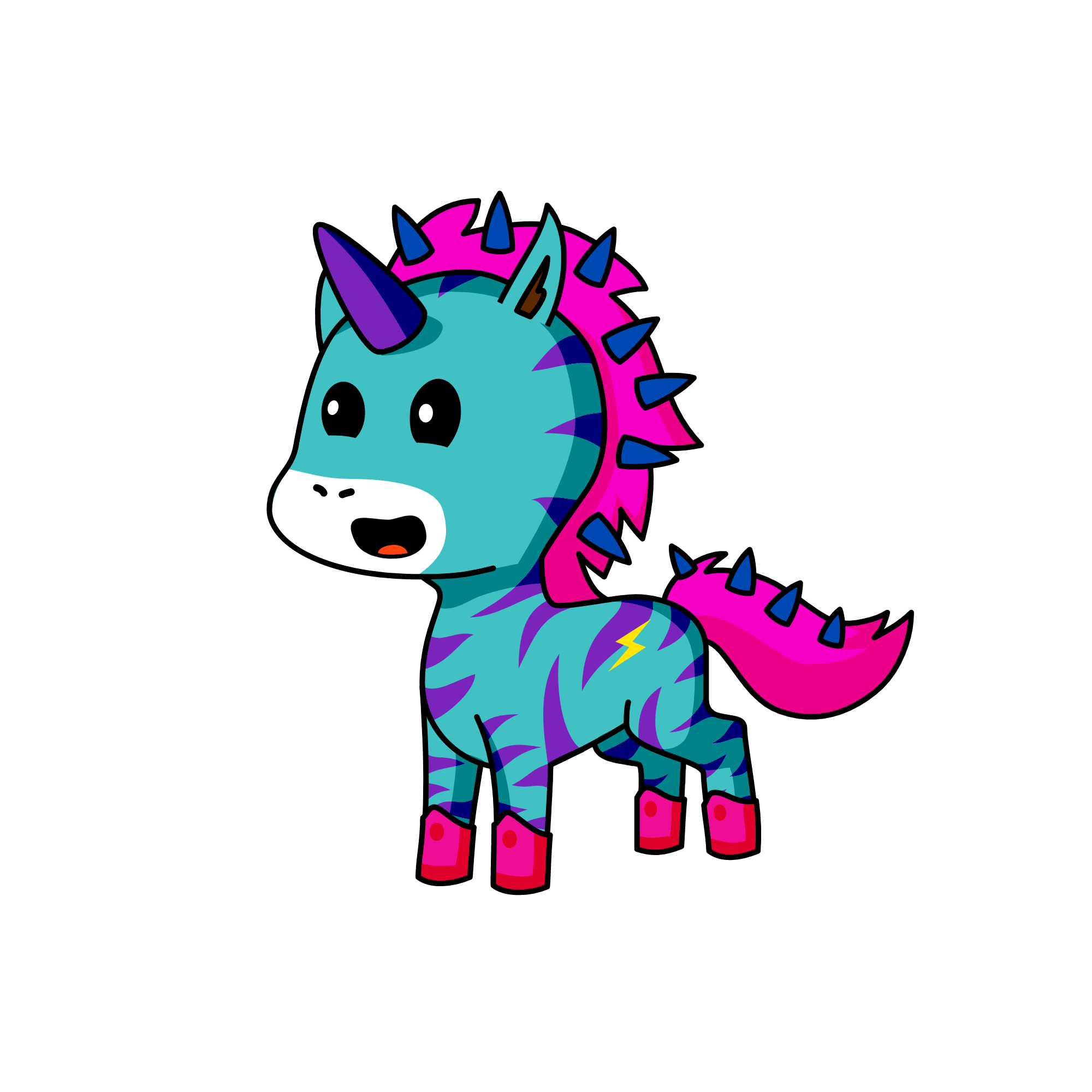 Spike, the unicorn