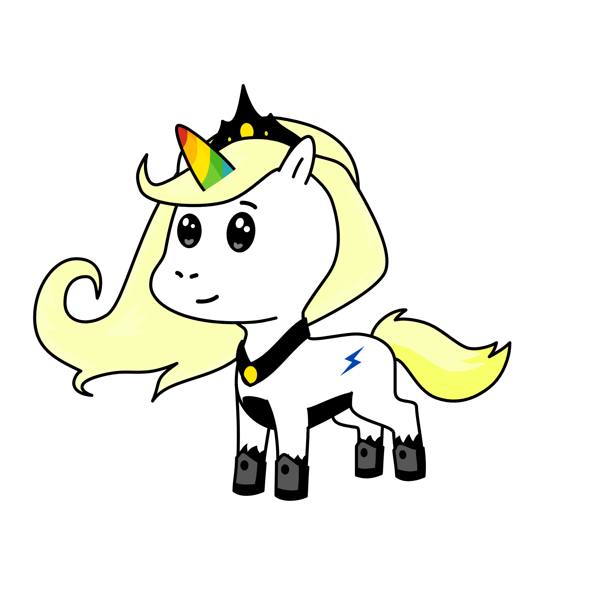 Moon, the unicorn