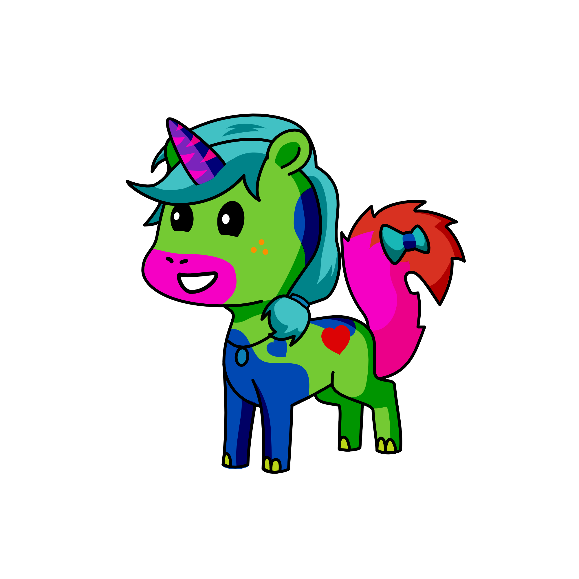 Kimmy Gibbler, the unicorn