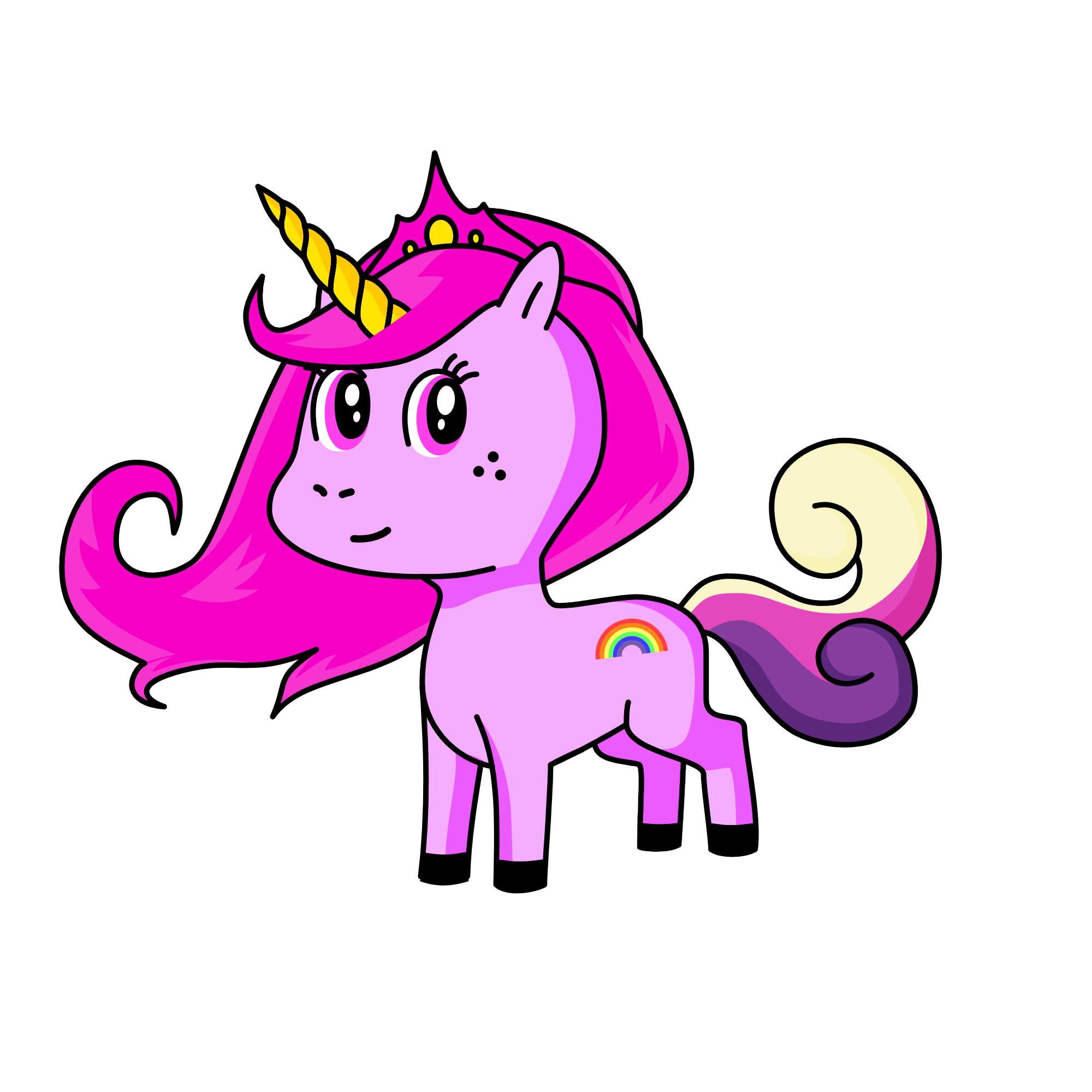 Pinky, the unicorn